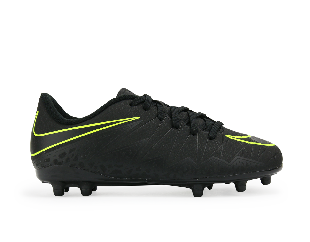 Nike Kids Hypervenom Phelon II FG Black/Black/Volt、mySite、bottomscart
