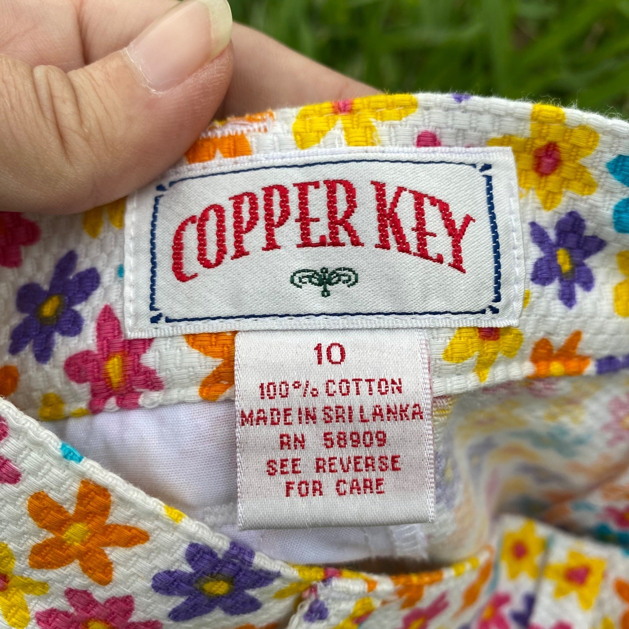 90’s Copper Key Flower Power Shorts 10、mySite、garagedoors4me