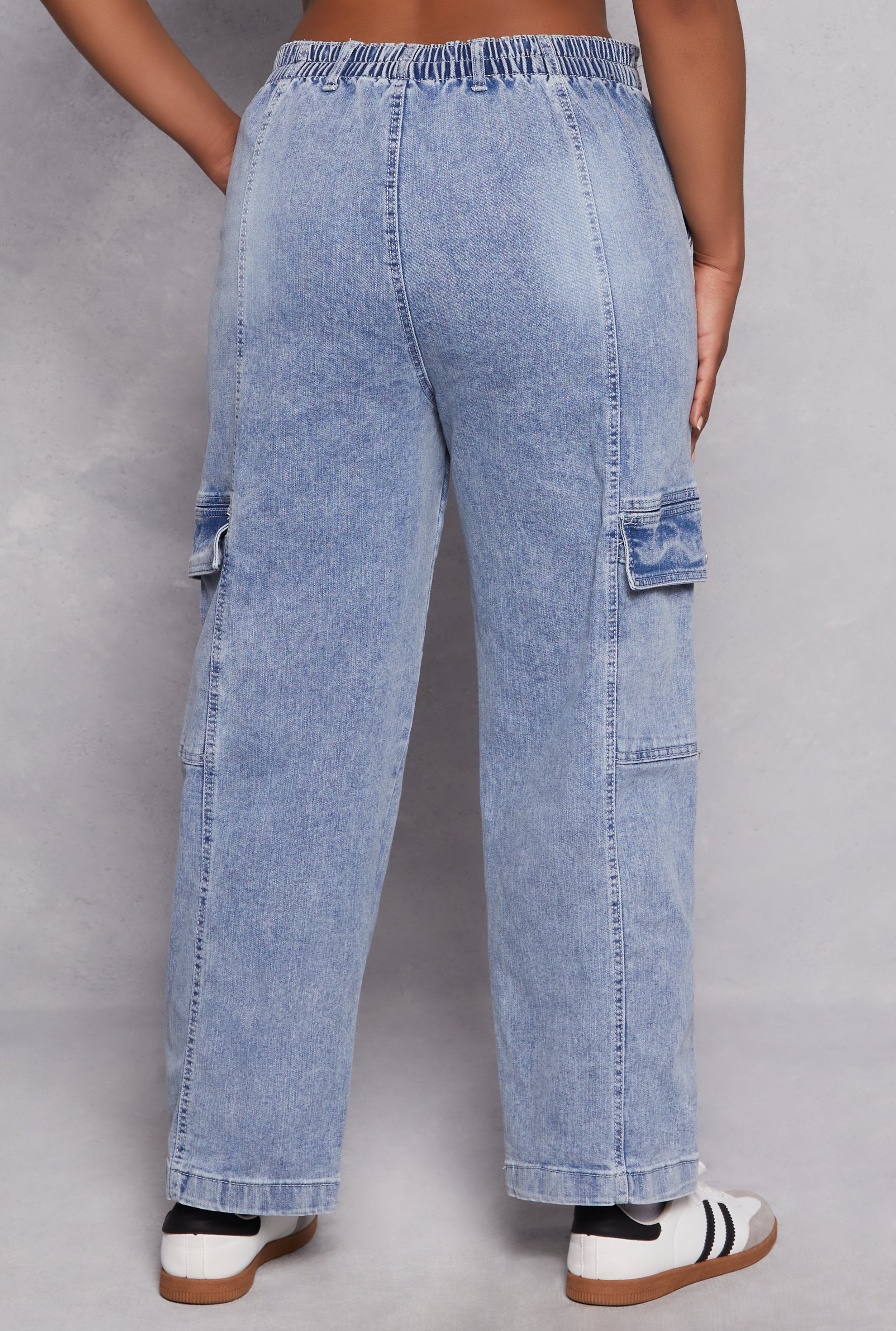 Plus Size Almost Famous Cargo Skater Jeans、mySite、camillekostekn