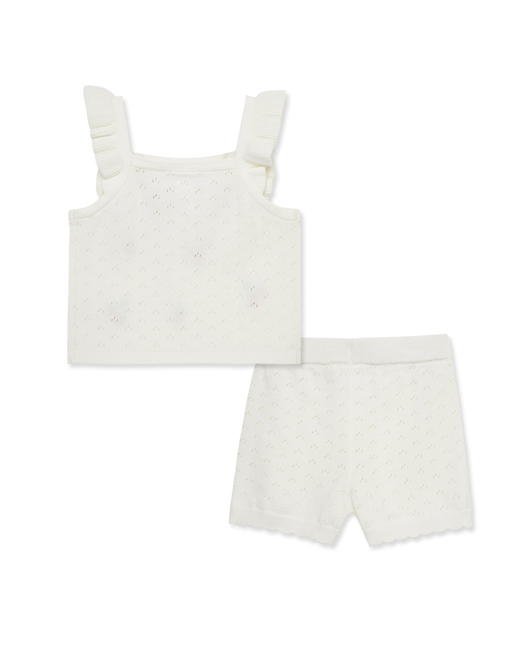  Cherry Pointelle Knit Short Set (2T-4T)、mySite、layawaytickets