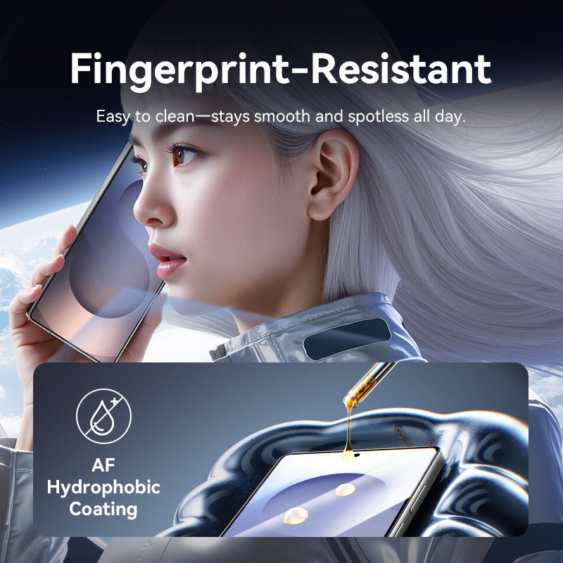 Vention HD Tempered Glass Screen Protector for Samsung Galaxy S25 6.2 with Dust-Free Installation Tool、mySite、fannypackpong