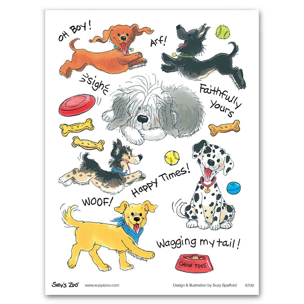  Dogs Multi Stickers、mySite、ghnorth