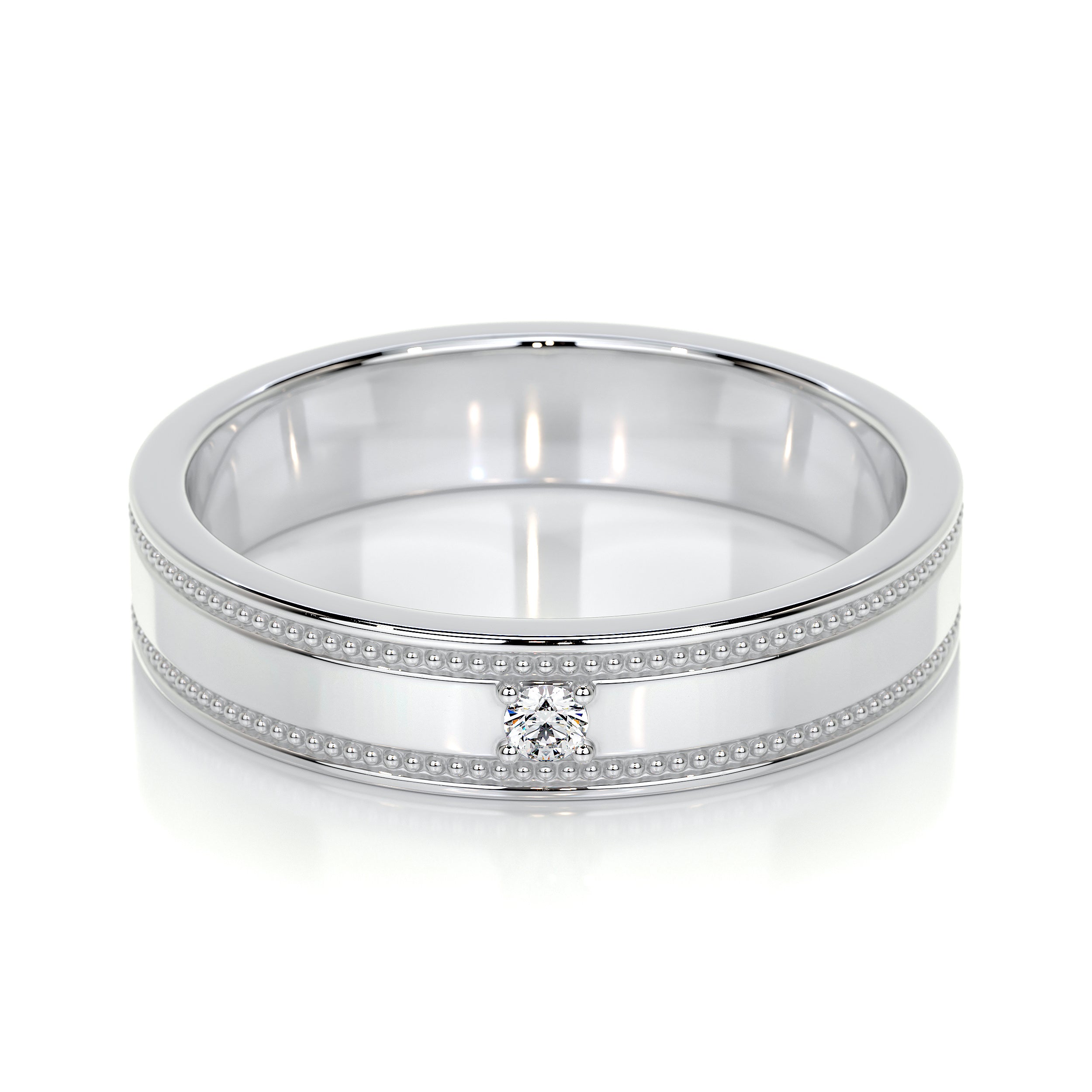 Sherry Lab Grown Diamond Wedding Ring (0.02 Carat) -14K White Gold、mySite、hinf8tx79