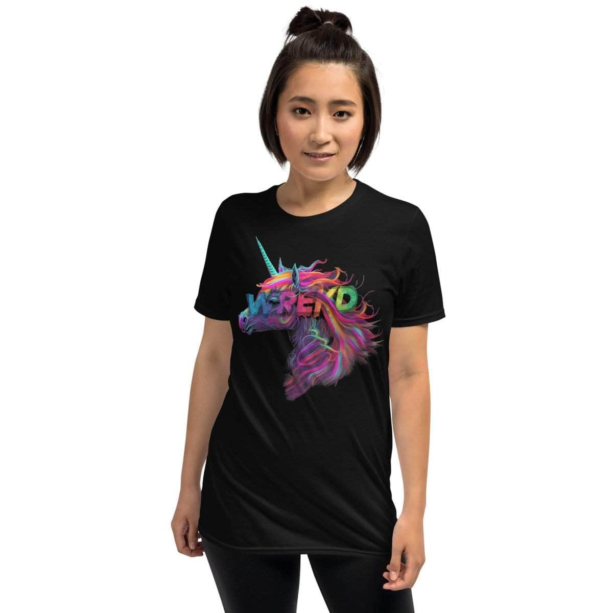  WREKD Unicorn Soft-Style Short-Sleeve Unisex T-Shirt、mySite、merchandisen