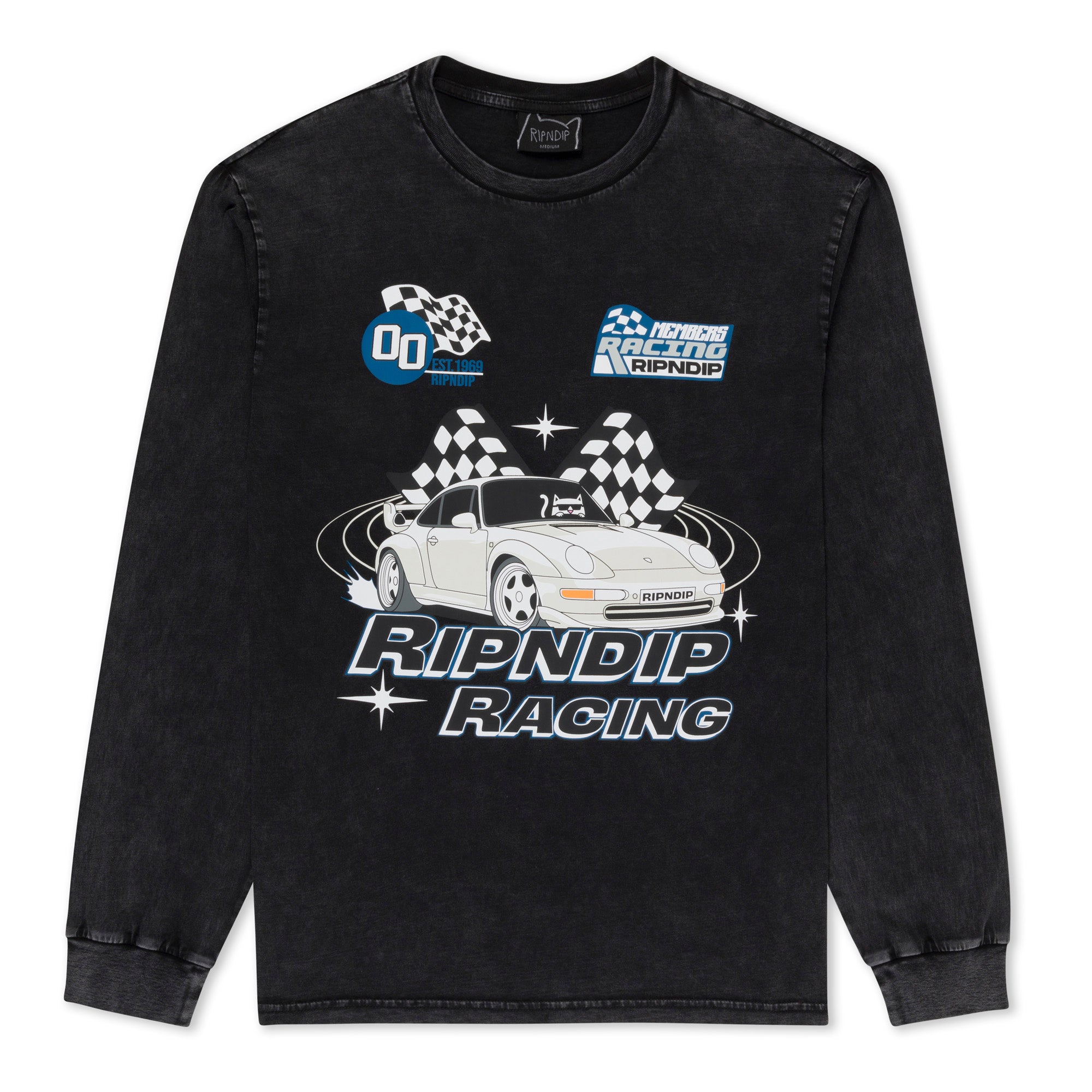  Ripnrace Long Sleeve (Black Wash)、mySite、merchandisen