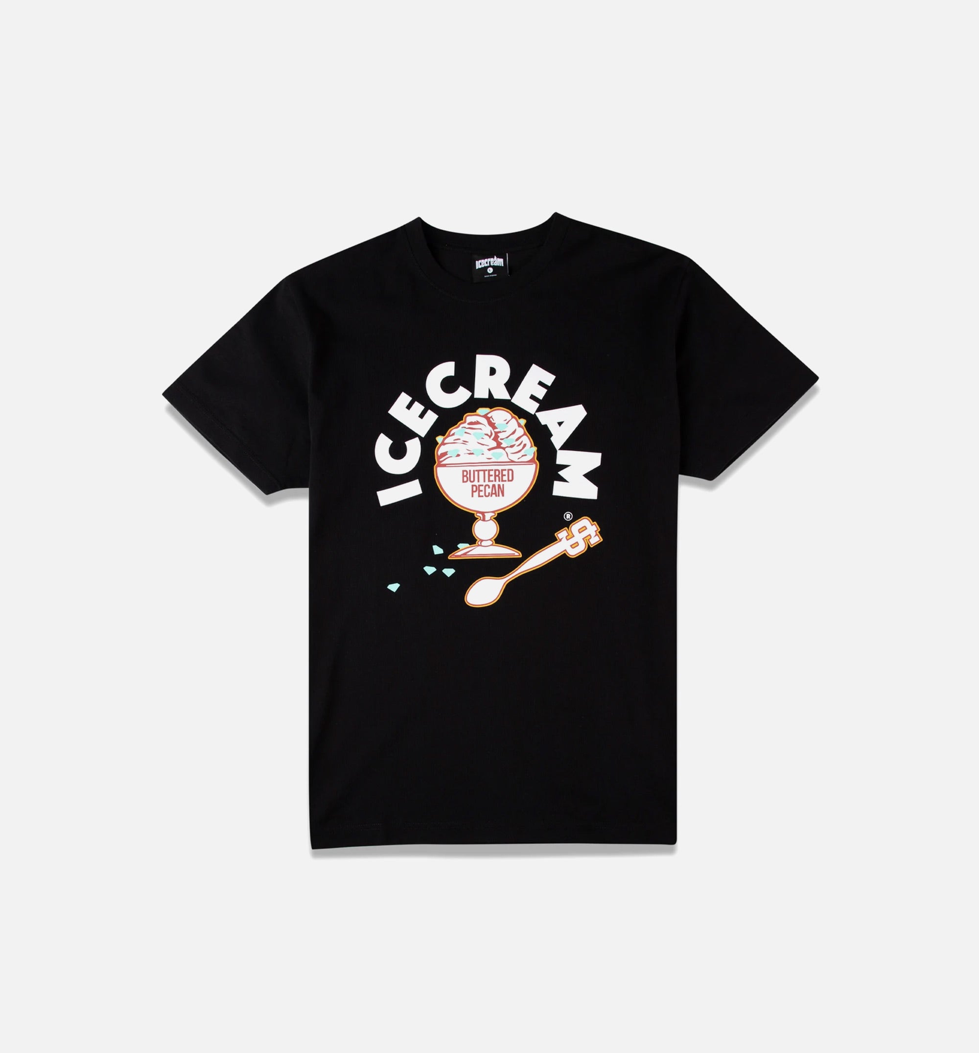 Butter Pecan Short Sleeve Mens T-Shirt - Black、mySite、dreamappss