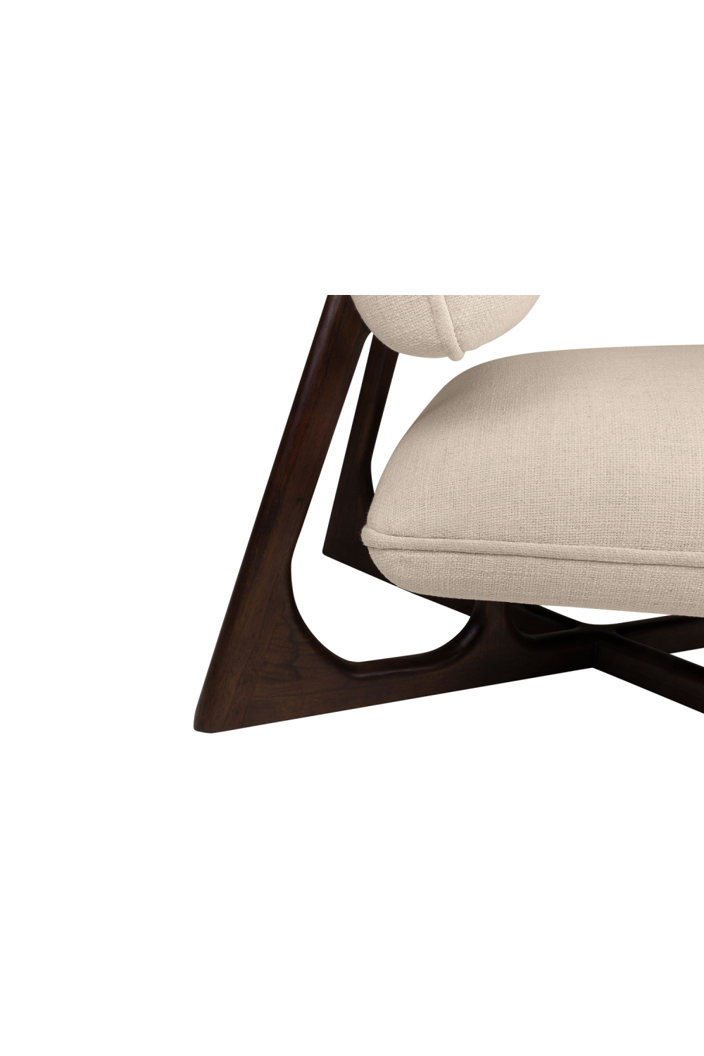 Beige Upholstered Lounge Chair | Versmissen Londa、mySite、neckold