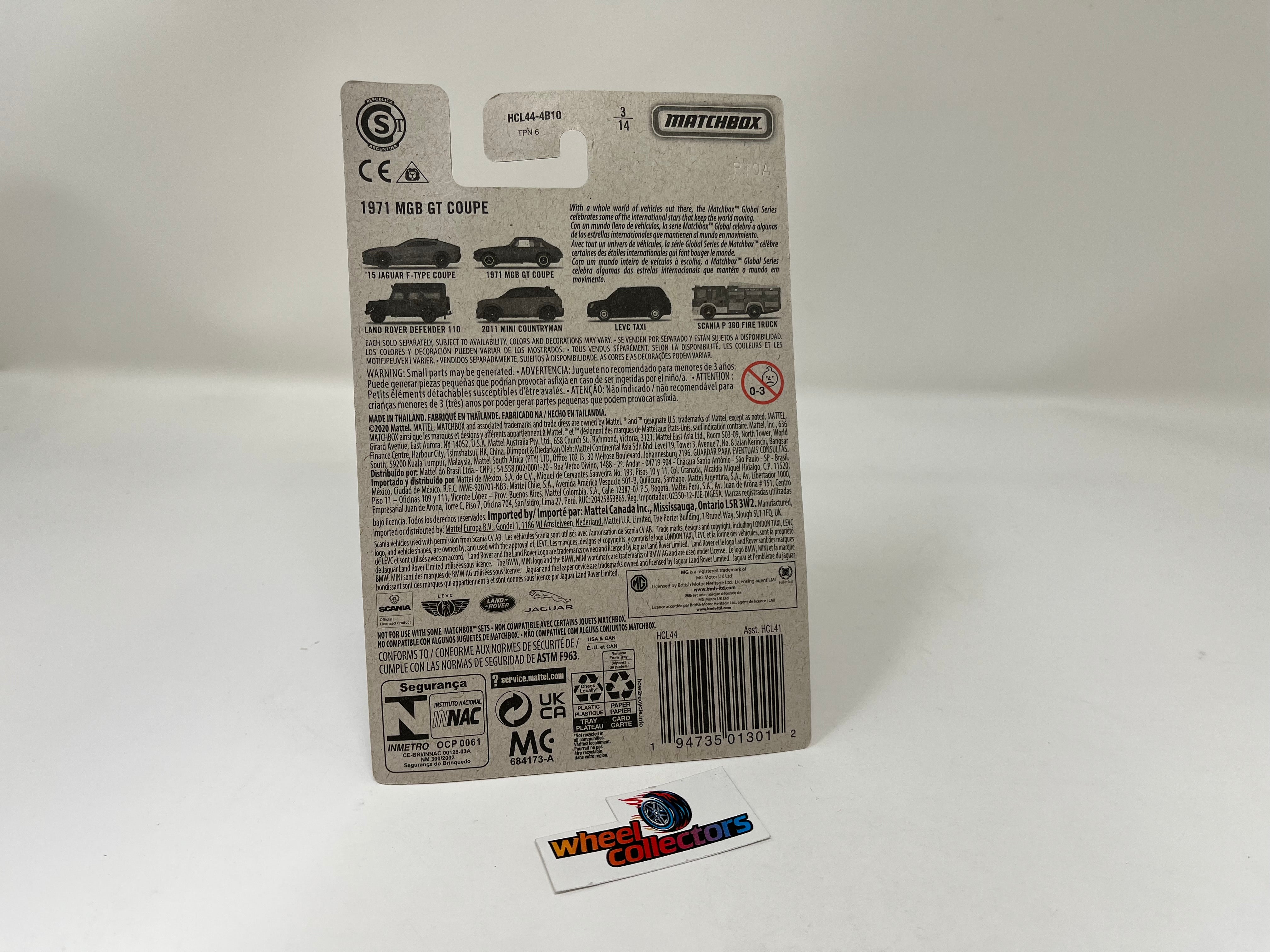 1971 MGB GT Coupe * Red * Matchbox Global Series、mySite、hgirdovlk
