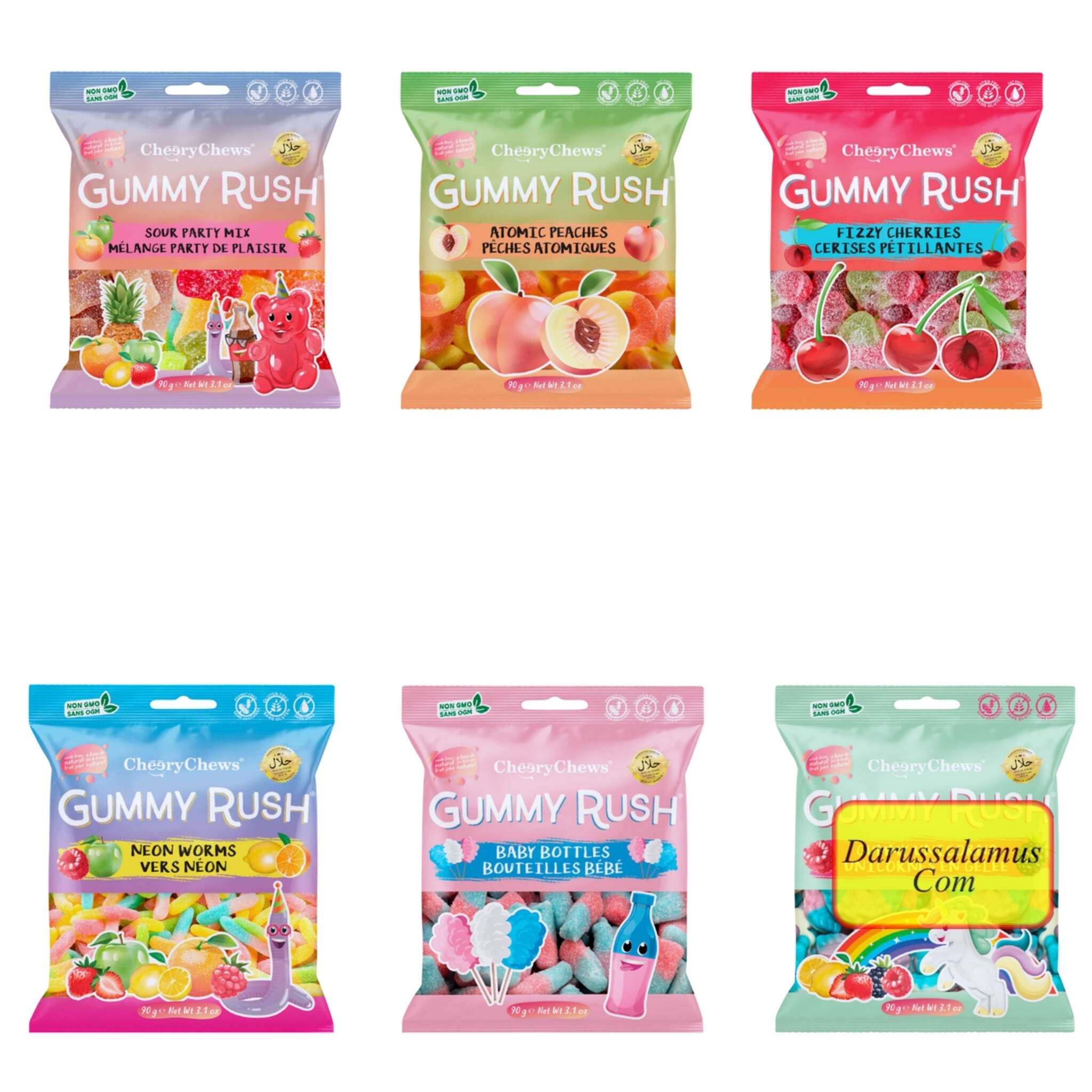 Gummy Rush Assorted Gummies – Halal Fruity Candy Mix、mySite、topwebapps