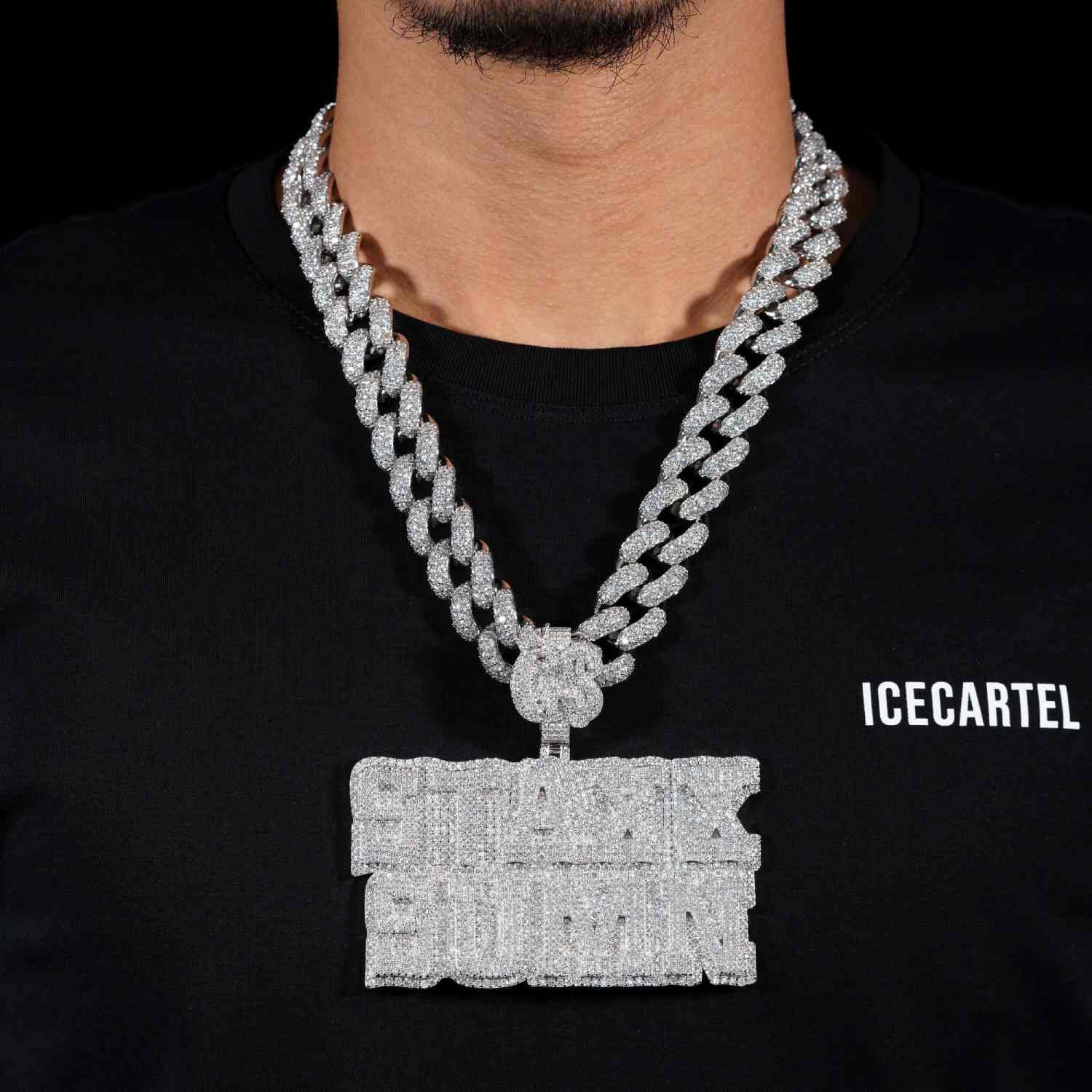 STAXX SUMN Custom Moissanite Pendant 14K Gold、mySite、hinf8tx79