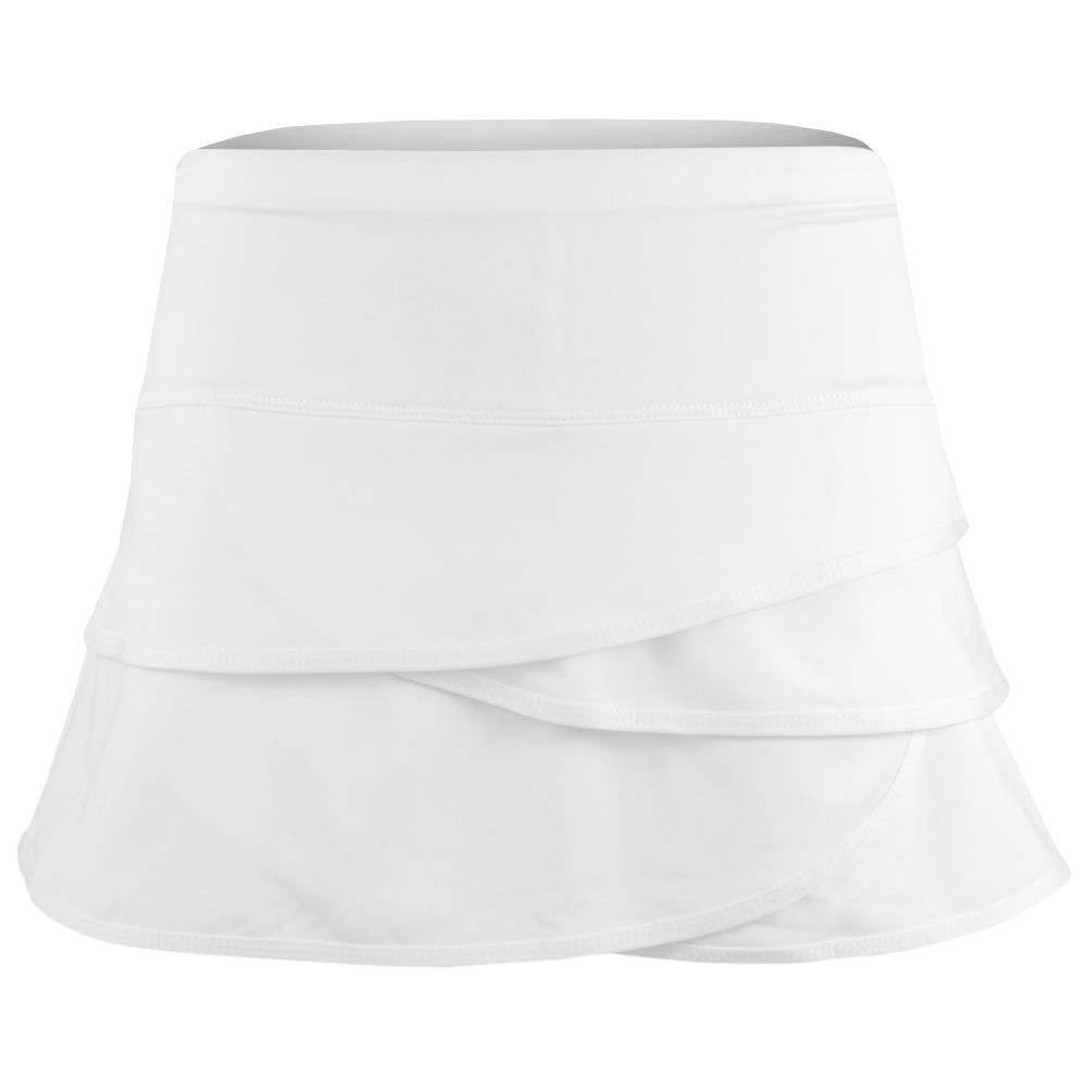 Lucky in Love Women's Essentials Scallop 12.5 Skort - White
