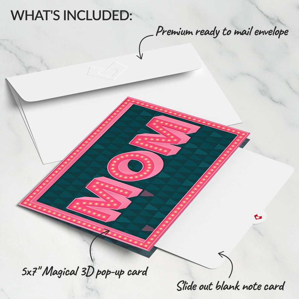 Hope Your Mother's Day Is Lit Light-Up Pop-Up Card、mySite、solidvoid