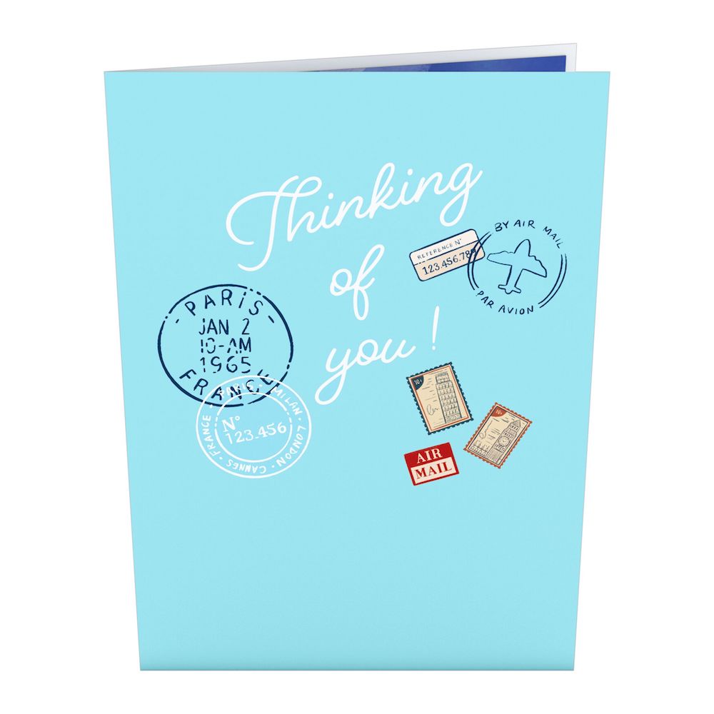 Thinking of You Messenger Bird Pop-Up Card、mySite、solidvoid