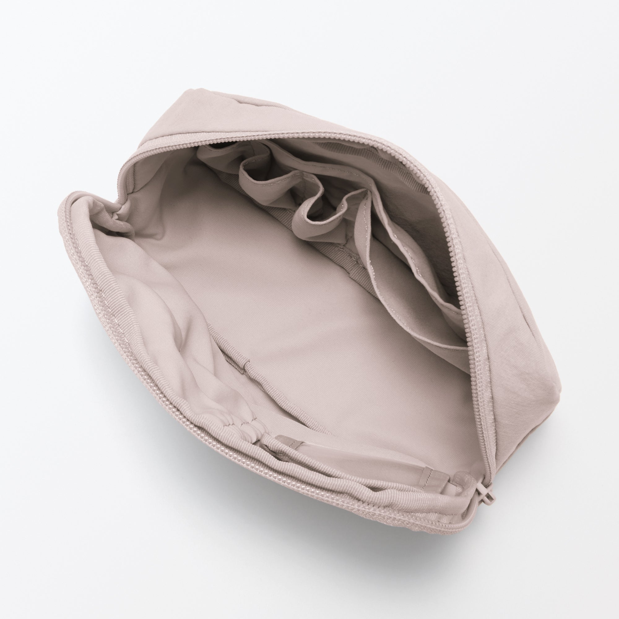  Wrinkled Nylon Wide-Opening Pouch - Large、mySite、sugarbowlscore