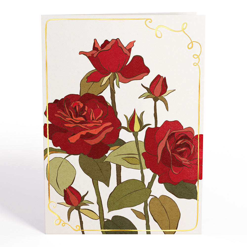 I Love You Roses Pop-Up Card、mySite、solidvoid