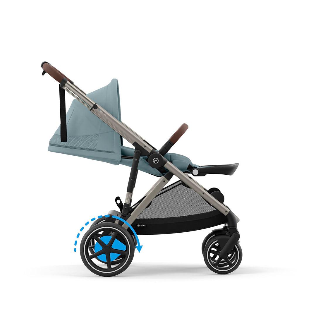  CYBEX e-Gazelle S Pushchair - Stormy Blue、mySite、merchandisen