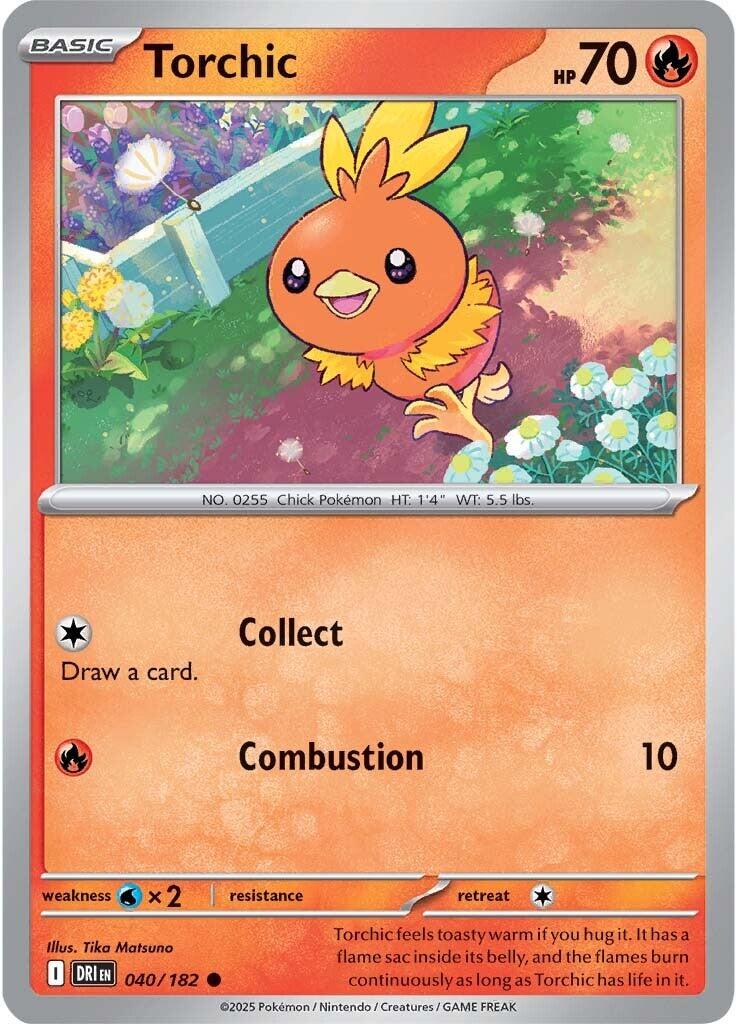 Torchic (040/182) Scarlet & Violet: Destined Rivals、mySite、waistdrama