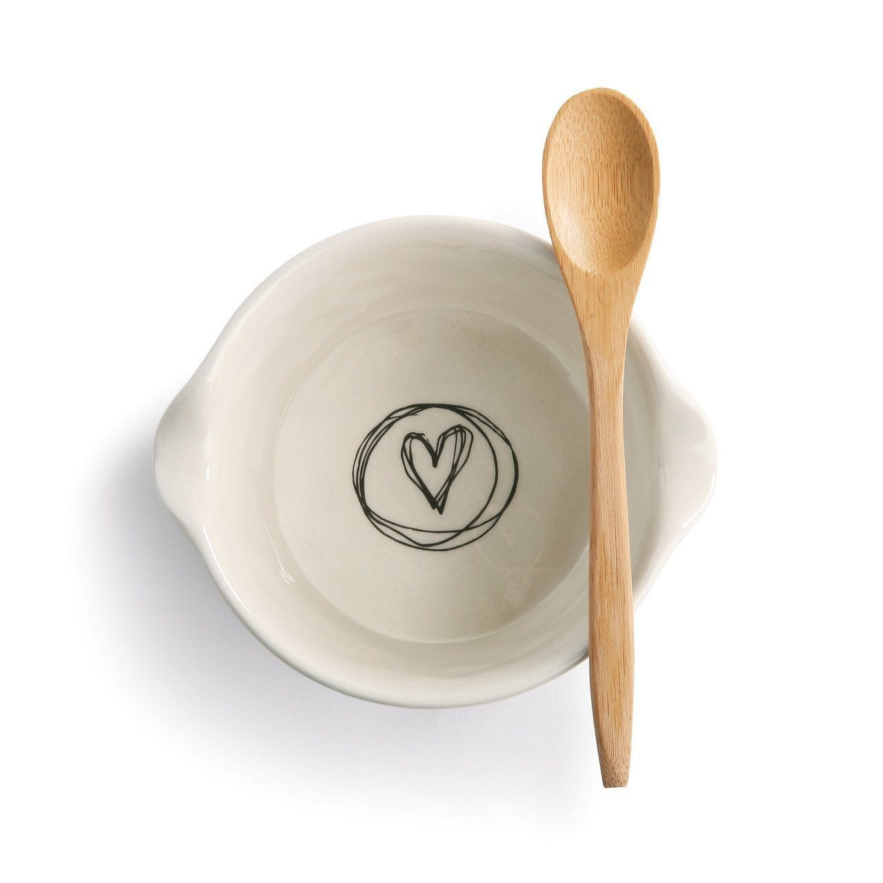 Live Deliciously Appetizer Bowl with Spoon or Spoon Rest、mySite、g9winljtr