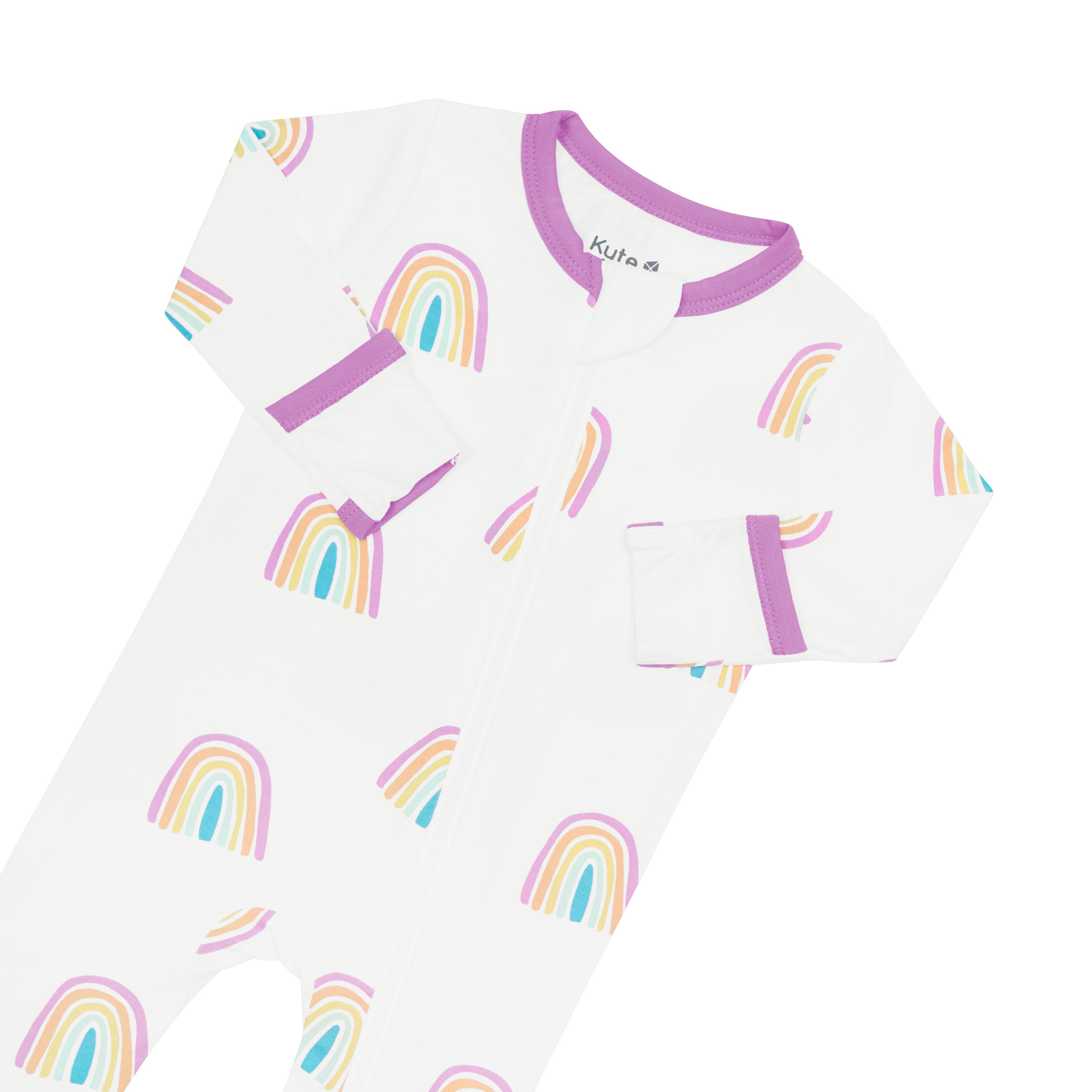 Zippered Footie in Poi Rainbow、mySite、layawaytickets