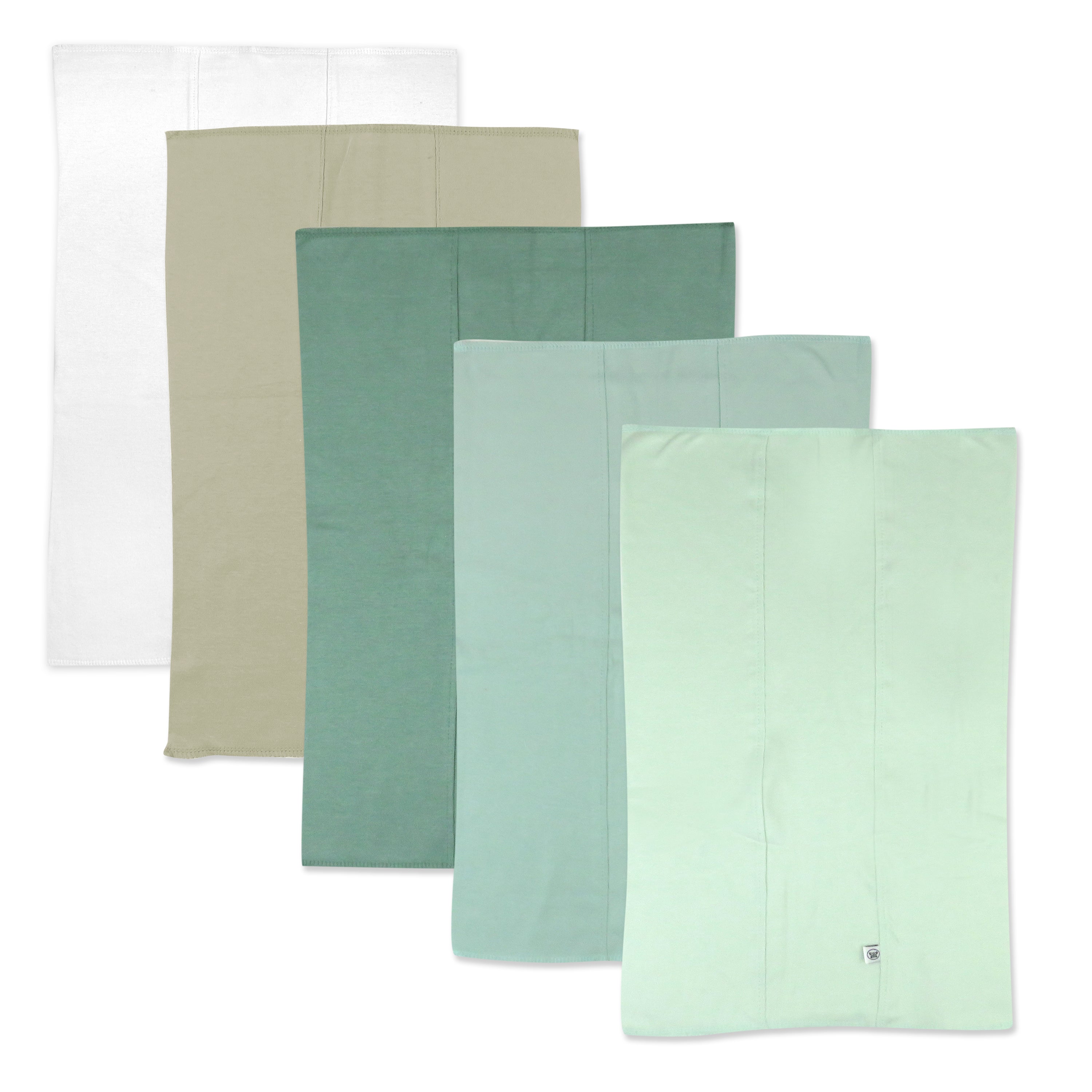  5-Pack Organic Cotton Knit Tri-fold Burp Cloths、mySite、layawaytickets