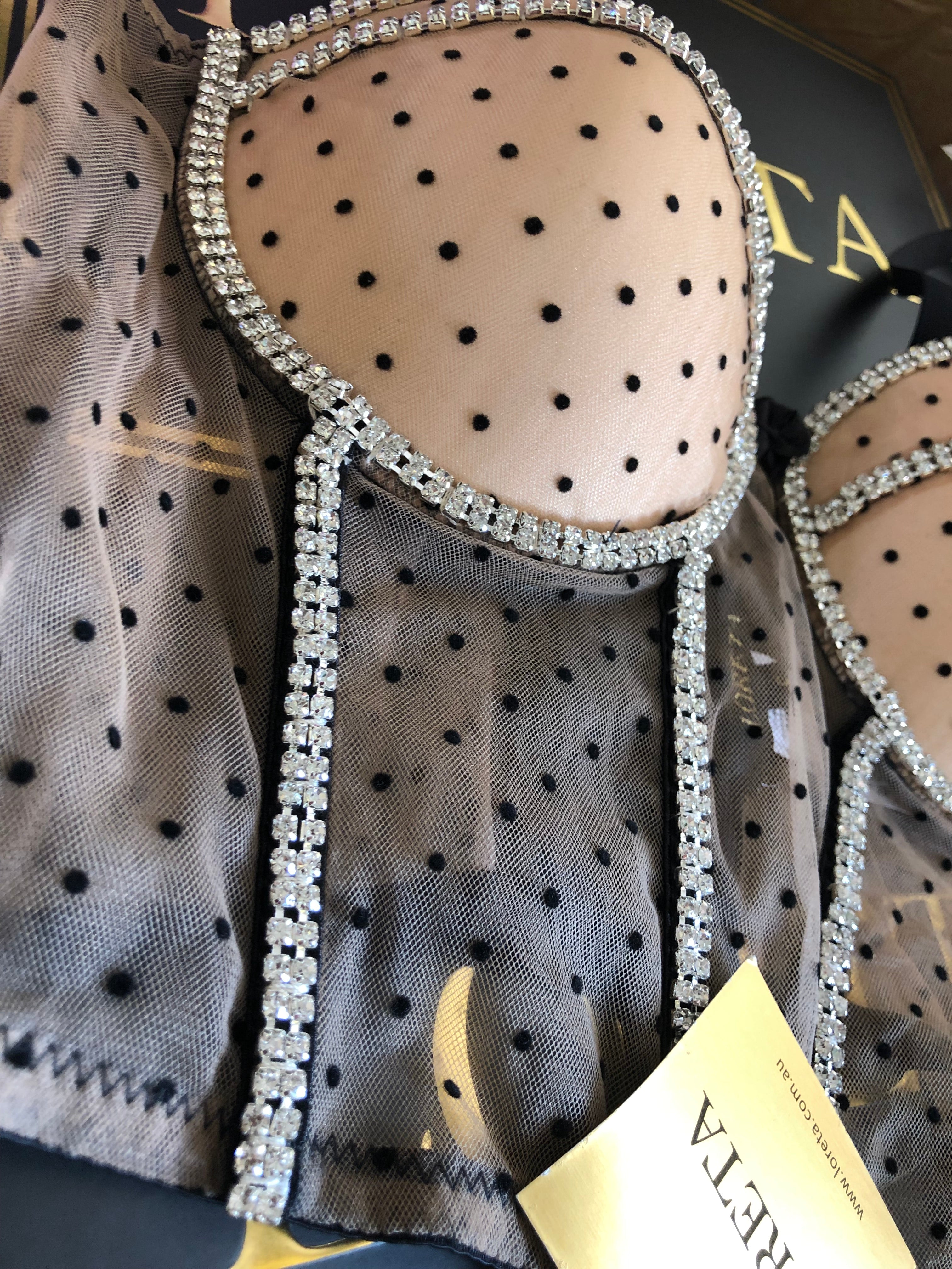  Polka Dot Beige Corset、mySite、merchandisen