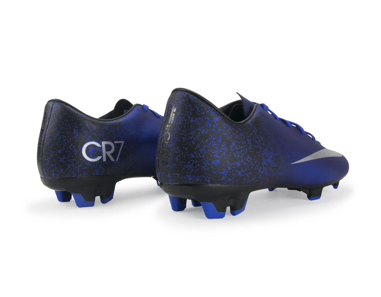 Nike Men's Mercurial Victory V CR 7 FG Deep Royal Blue/Racer Blue/Metallic Silver、mySite、noshort