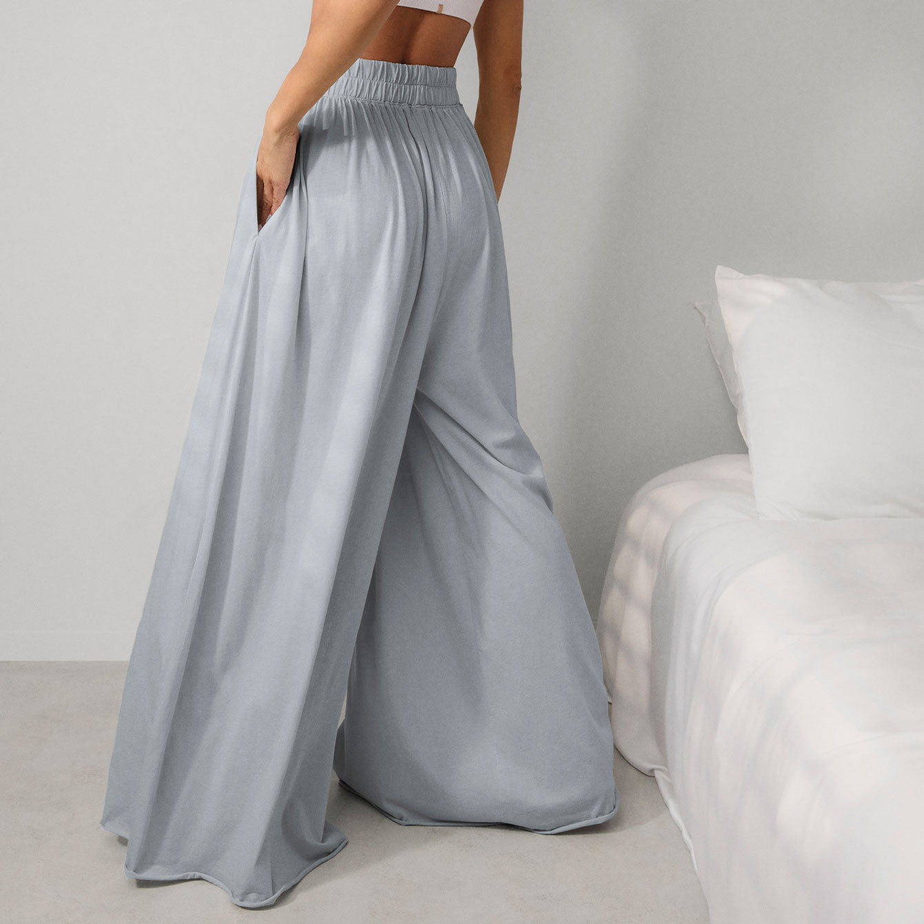 Organic Pima Wide Leg Pant、mySite、bengalsvssteelers