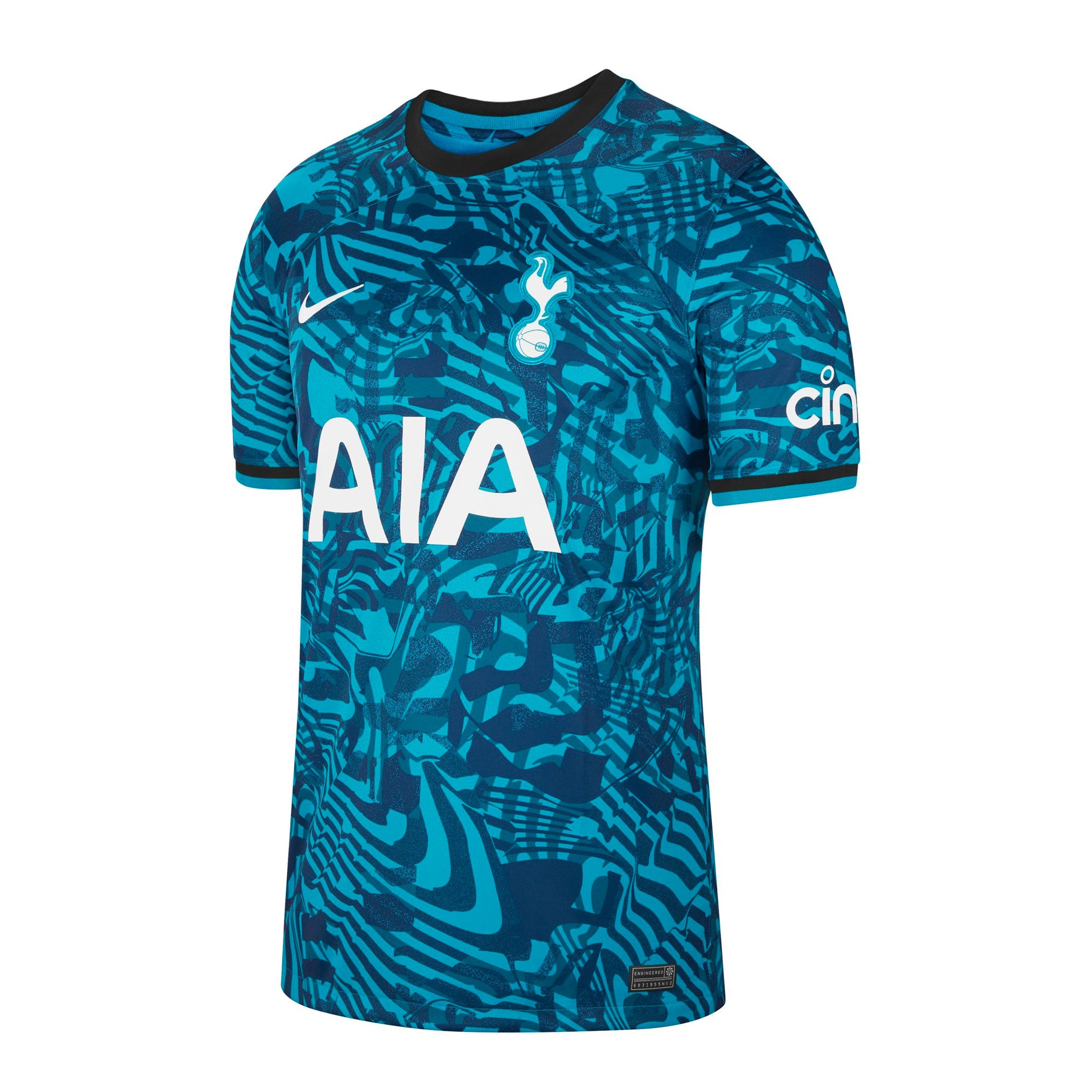Nike Men's Tottenham Hotspur 2022/23 Third Jersey Turquoise/White、mySite、noshort