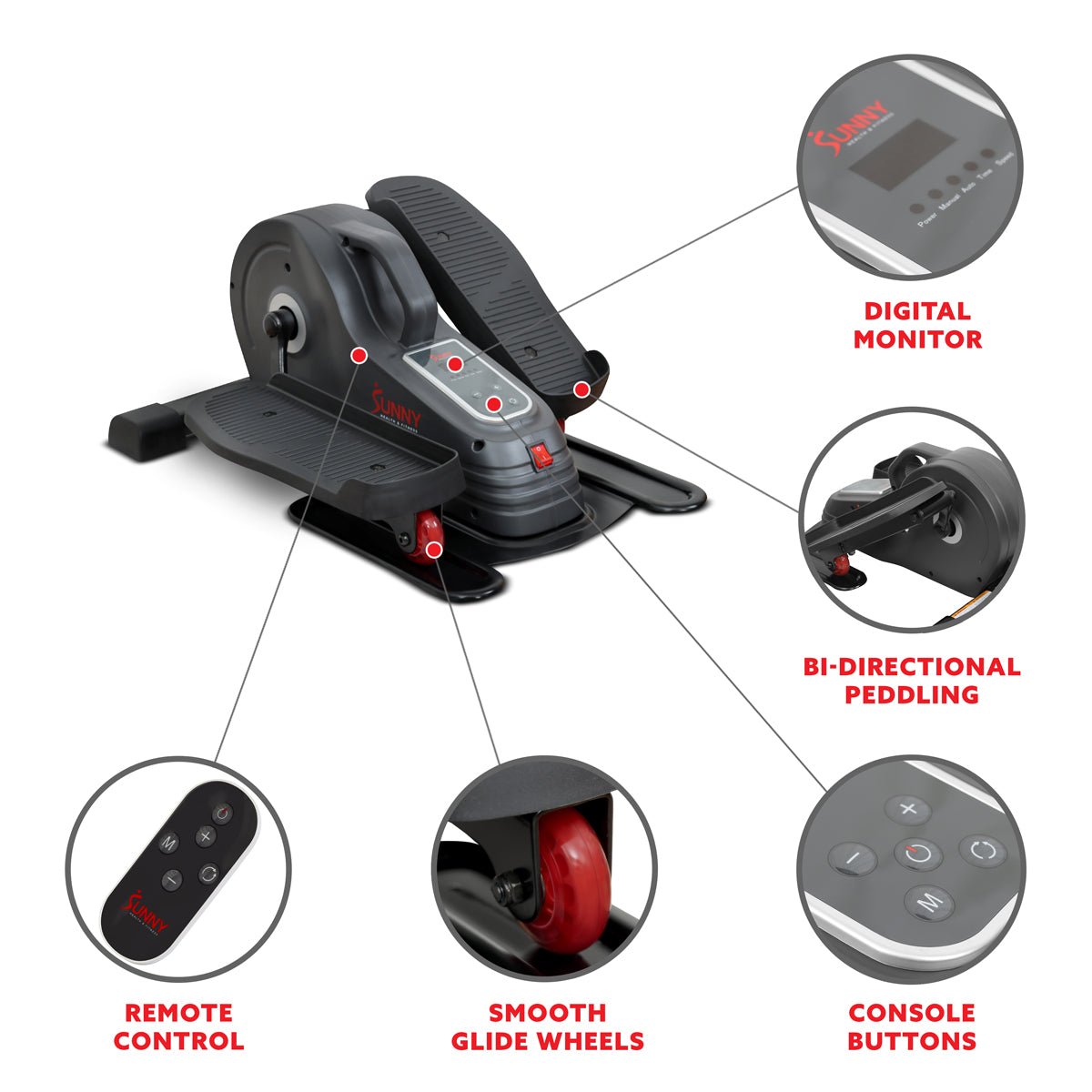  SitFit Electric Motorized Under Desk Elliptical、mySite、ghnorth