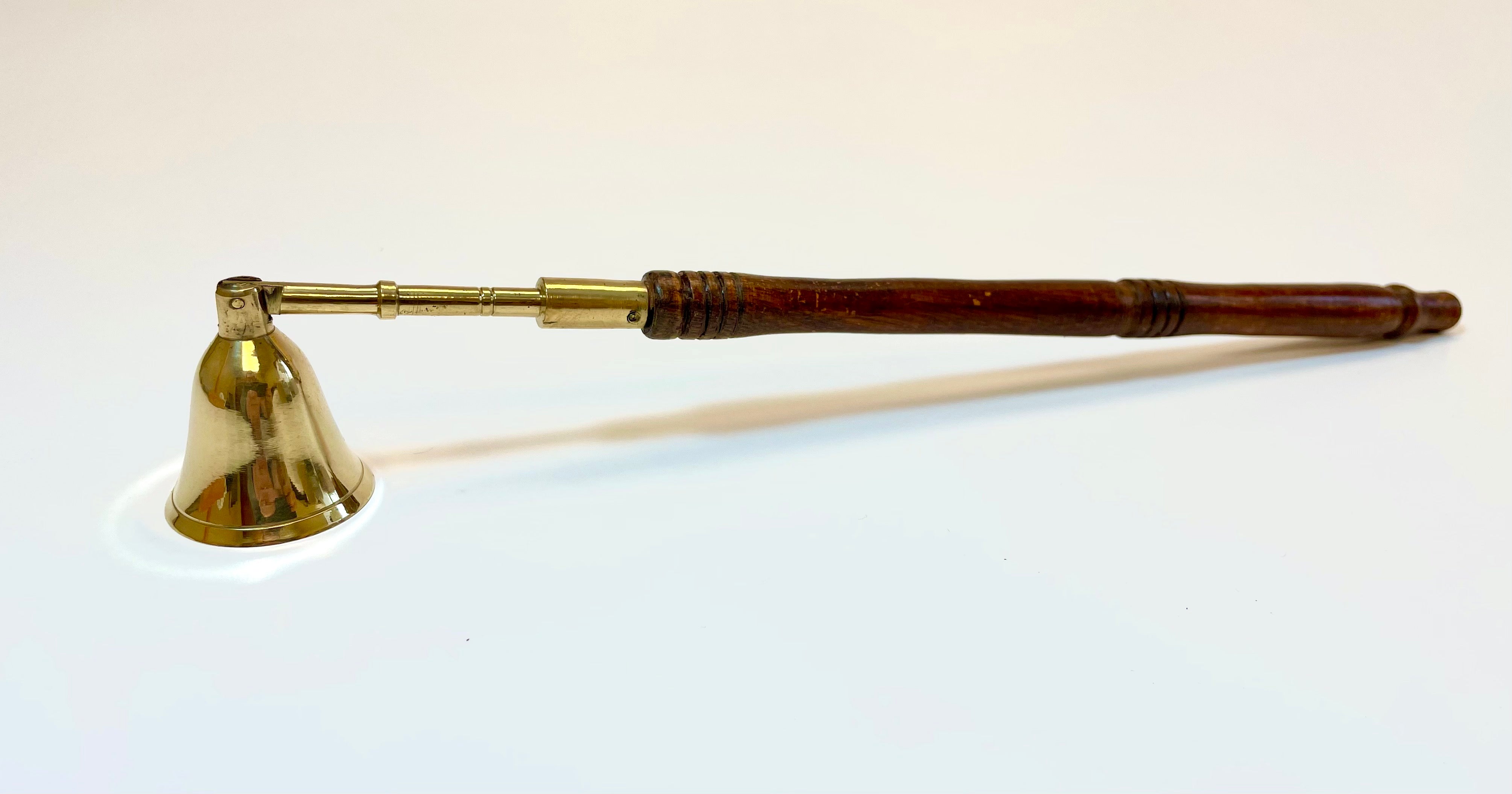 Brass Candle Snuffer with Wooden Handle、mySite、topwebapps