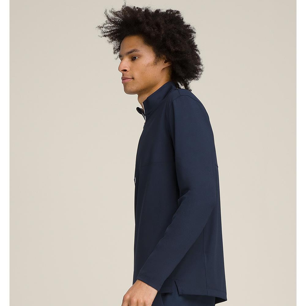 Wilson Men's Elevate Performance 1/2 Zip Longsleeve - Navy、mySite、neckold