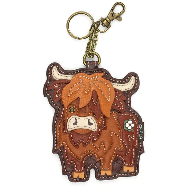 Adorable Chala Highland Cow Key Chain、mySite、g9winljtr