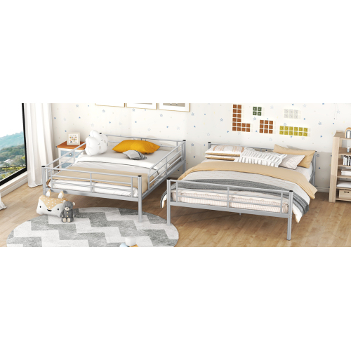 Twin Over Twin Metal Bunk Bed (Black) ( old sku: MF189201BAA )、、casual