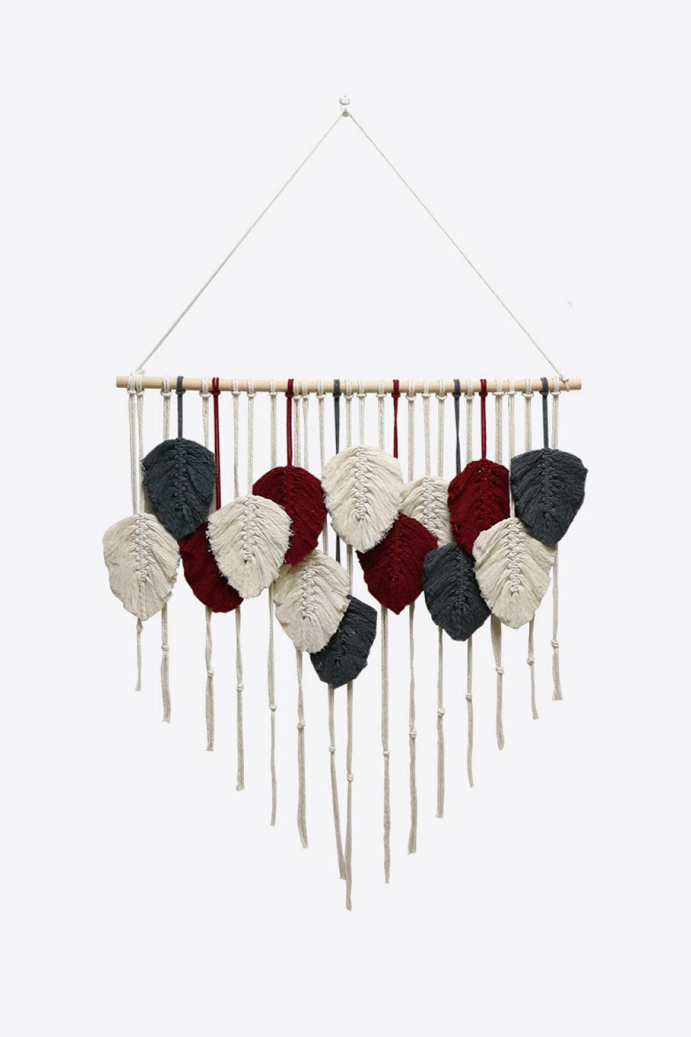 Hand-Woven Feather Macrame Wall Hanging、mySite、g9winljtr