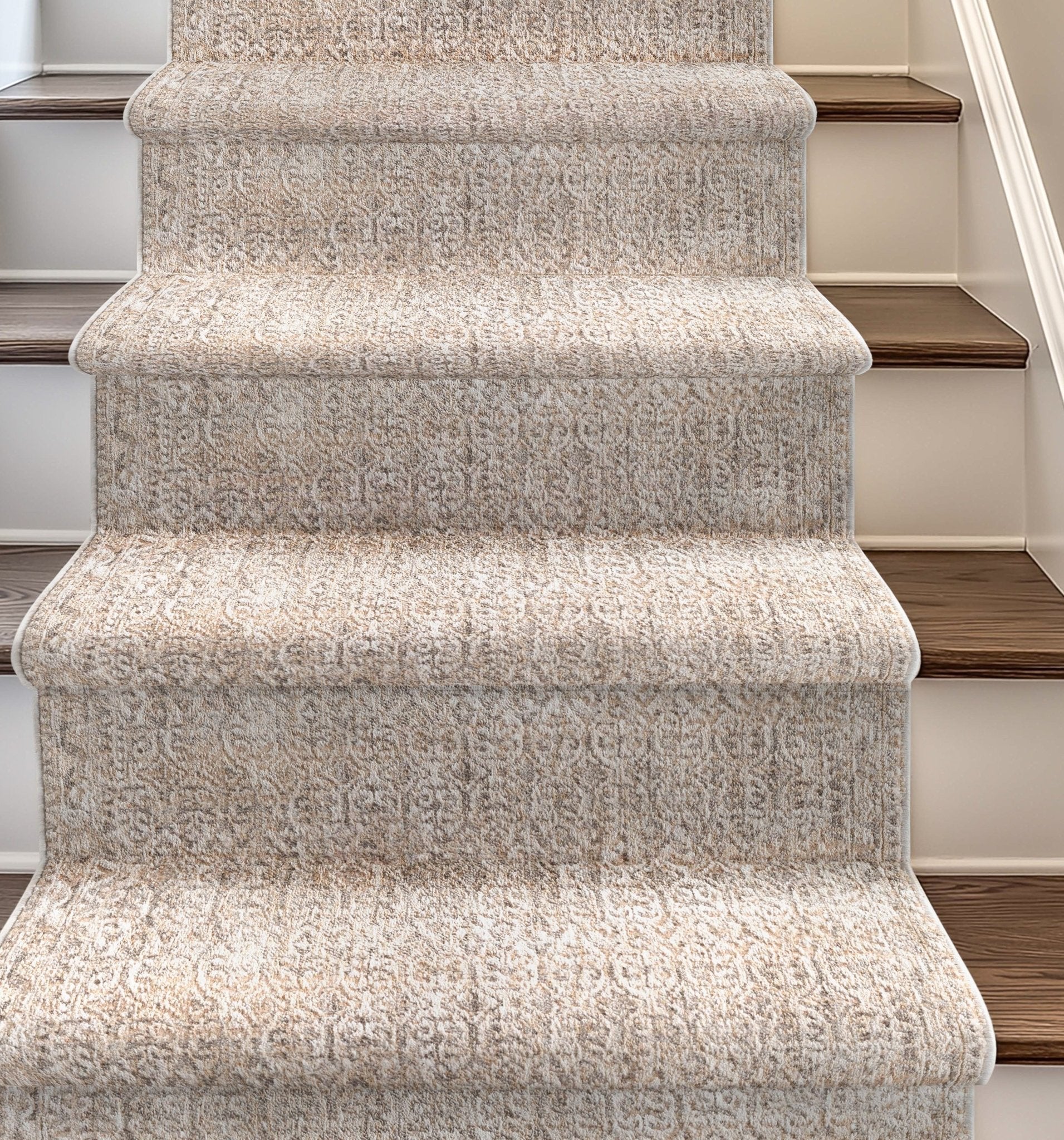 Custom Size Hallway & Stair Runner - Echo Beige Choose Your Width x Choose Your Runner Length- Made to Order Runner - Dense & Textural - Neutral Tones、mySite、gigharbornorthrealestate