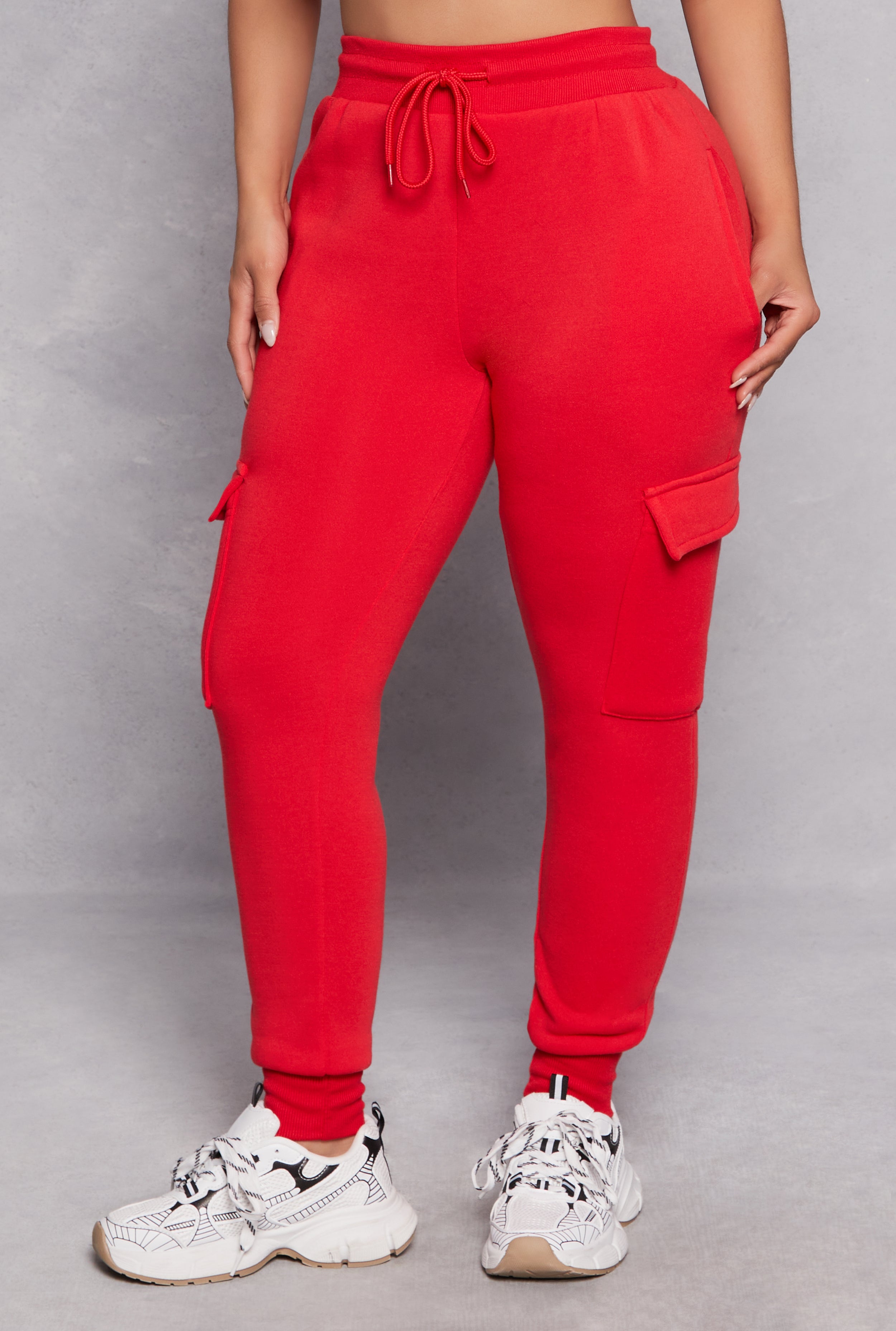 Fleece Cargo Pocket Joggers、mySite、camillekostekn