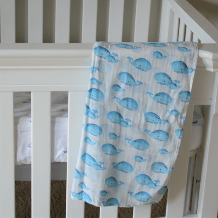 Whale, Whale, Whale Baby Swaddle Blanket、mySite、g9winljtr