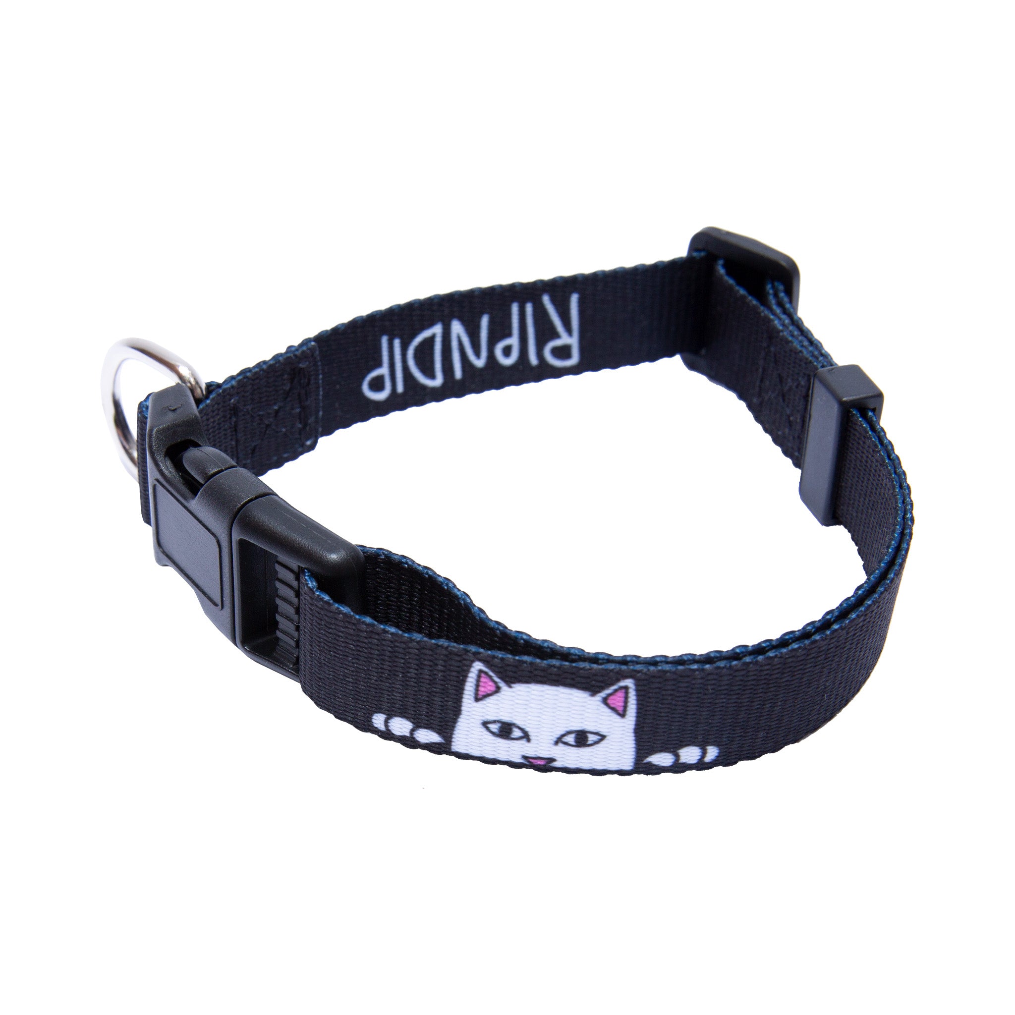  Peek A Nerm Web Belt Pet Collar (Black)、mySite、merchandisen