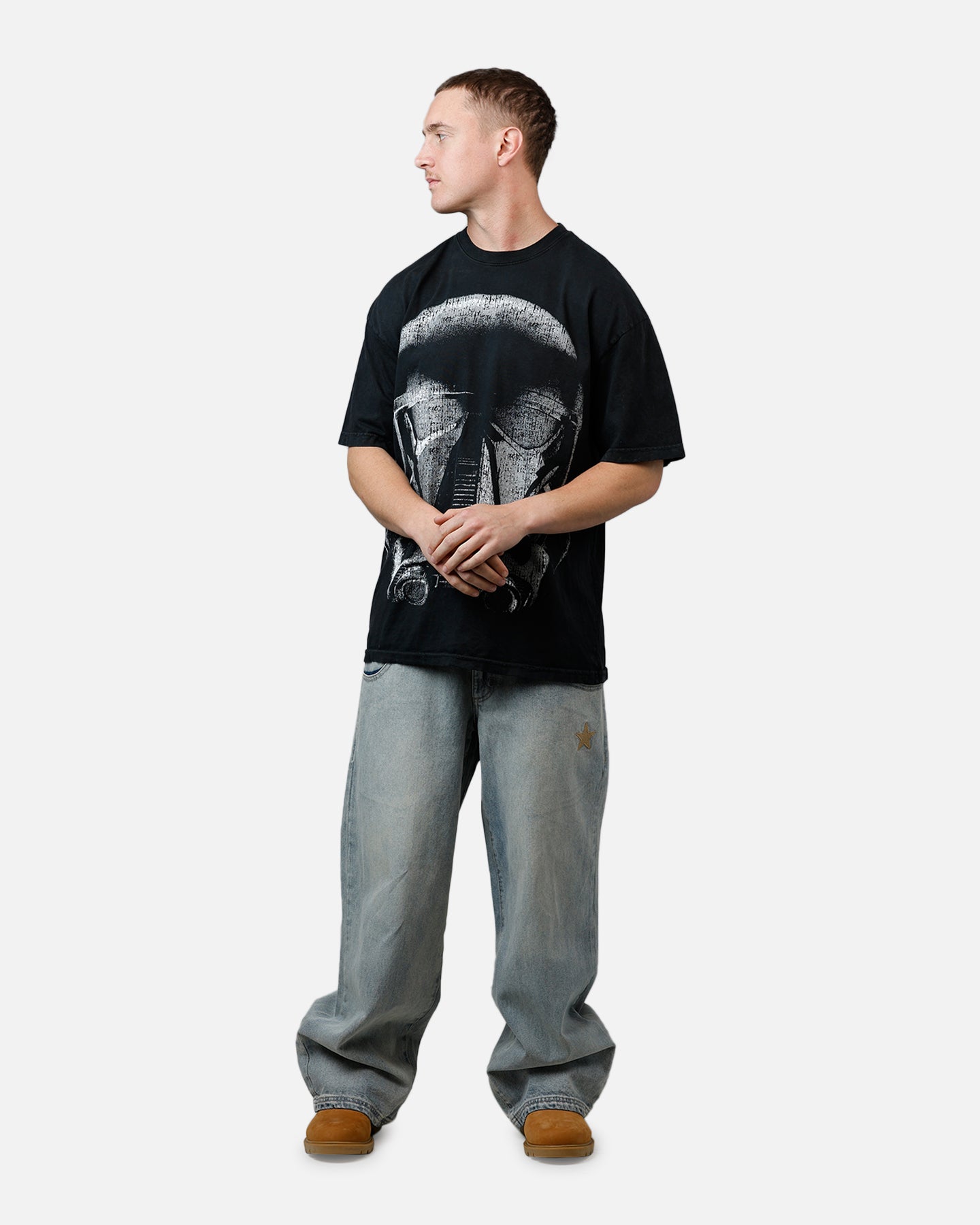 73 Studio Star Wars Death Trooper Vintage T-Shirt Black、mySite、zt4zffjzw