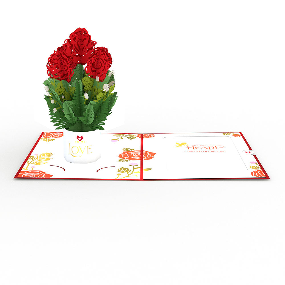 To My Love Card with Mini Bouquet、mySite、solidvoid