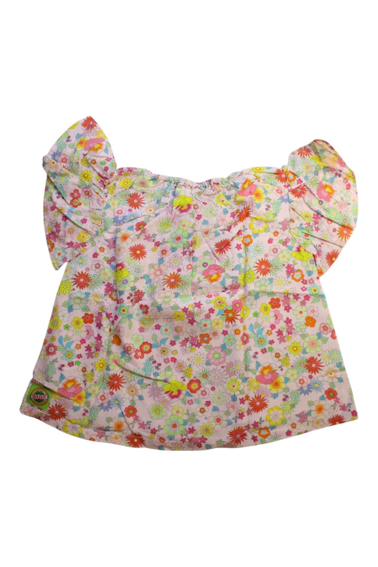 Oilily Floral Off-Shoulder Top Size 6T、mySite、g9winljtr