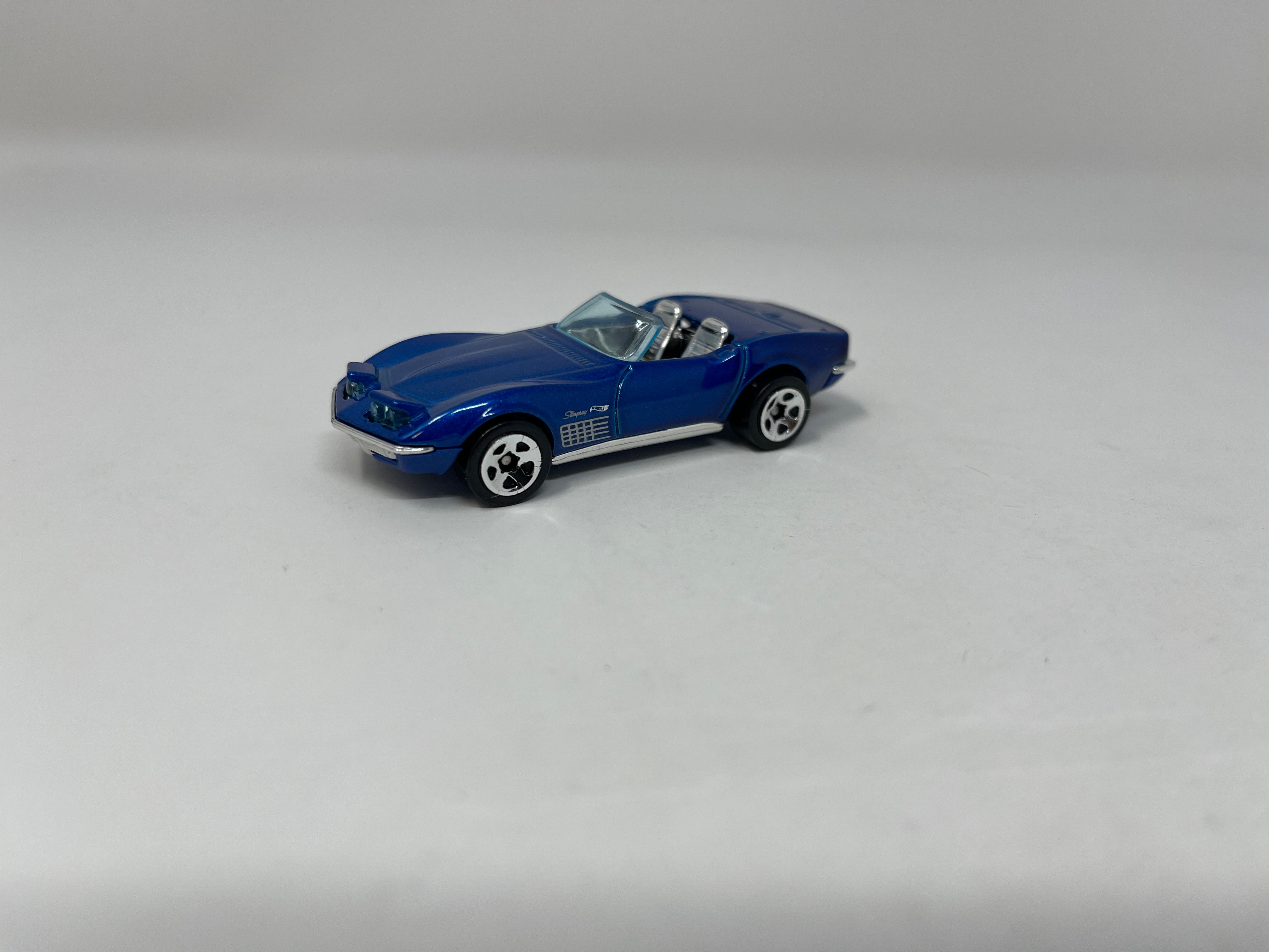1972 Stingray Corvette Convertible * BLUE * Hot Wheels 1:64 scale Loose diecast、mySite、hgirdovlk