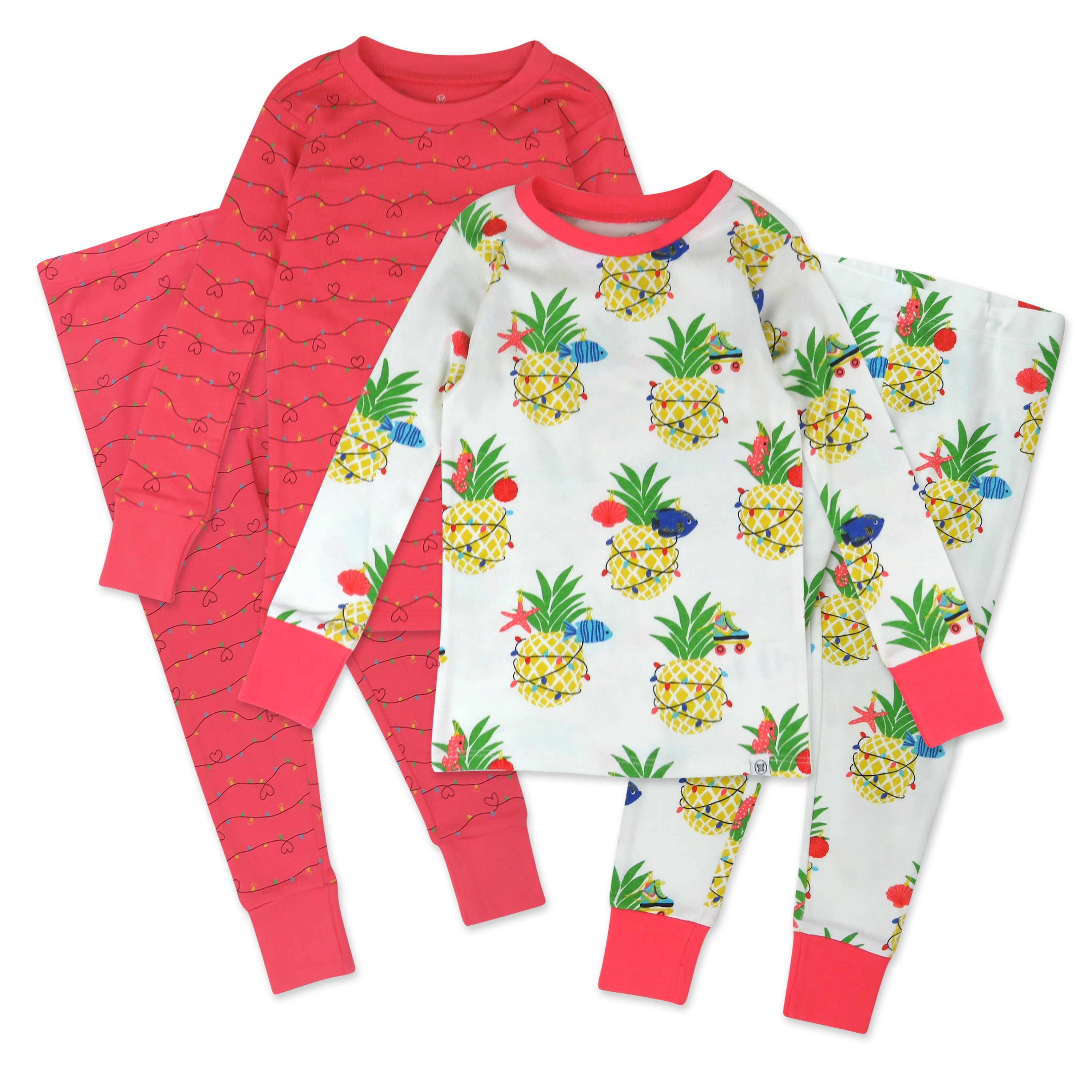  4-Piece Organic Cotton Holiday PJ Set、mySite、layawaytickets