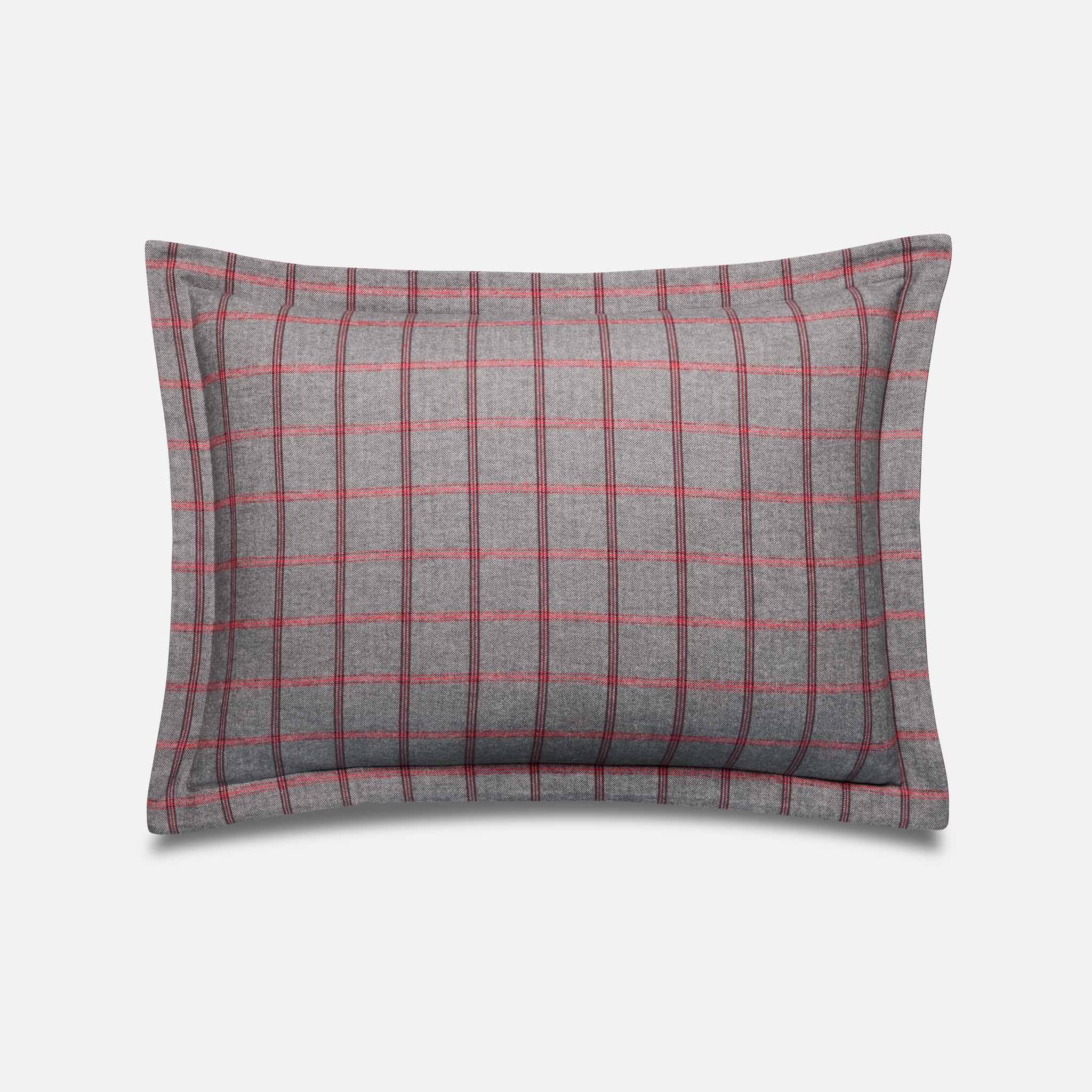  Herringbone Plaid Flannel Shams - Last Call、mySite、sugarbowlscore