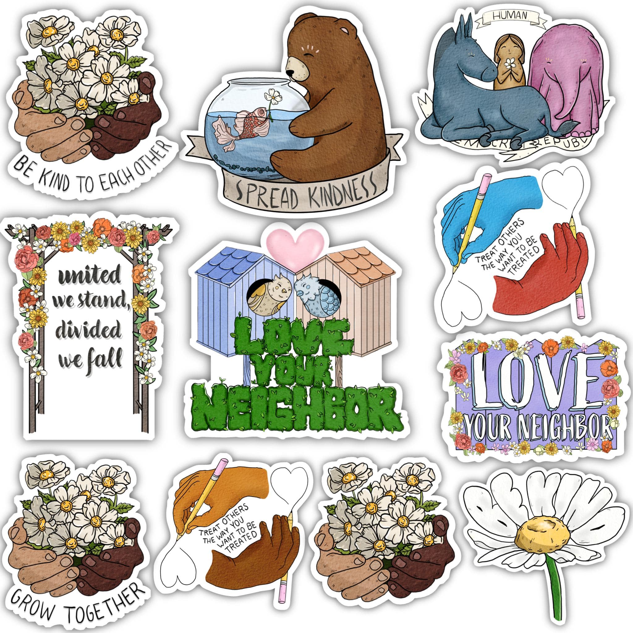  Positivity Sticker 11 Pack、mySite、elrpsem3k