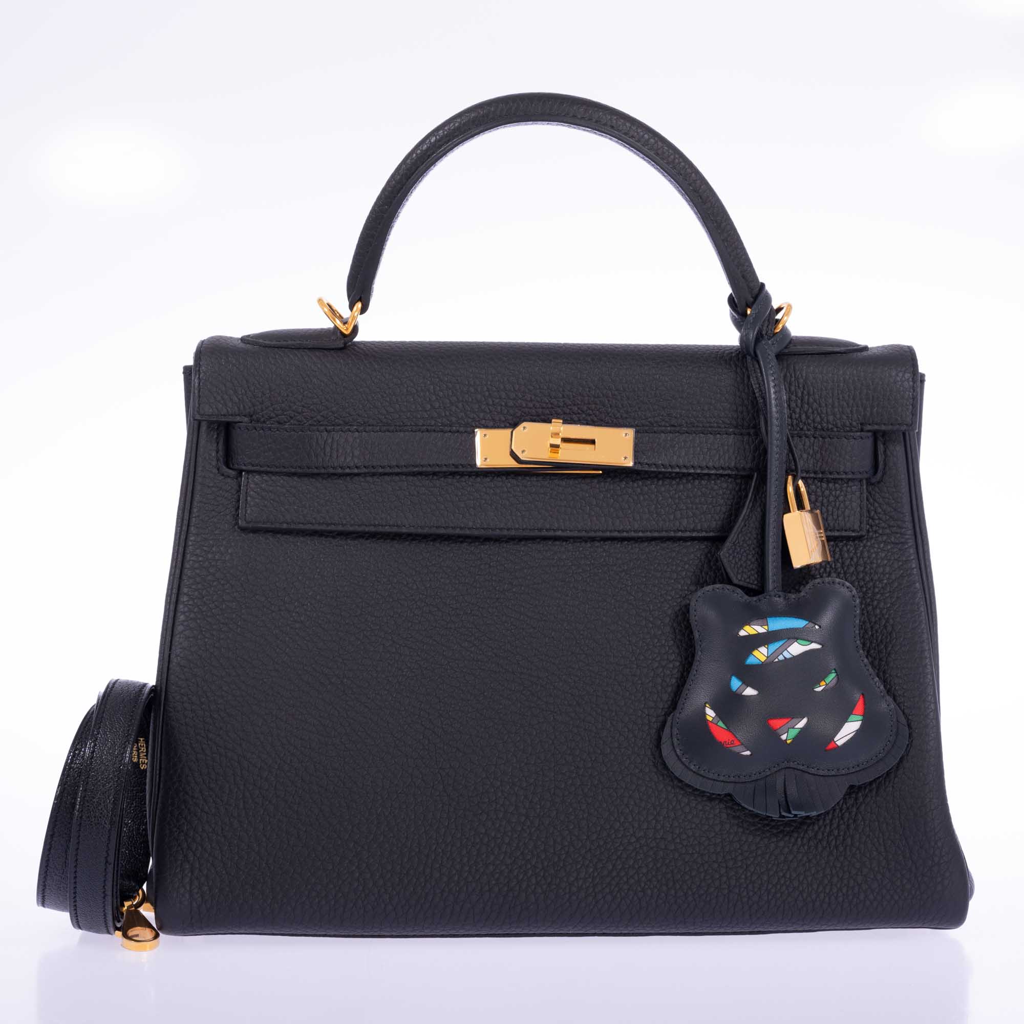 Hermès Kelly 32 Black Togo Gold Hardware、mySite、garminoutage.com