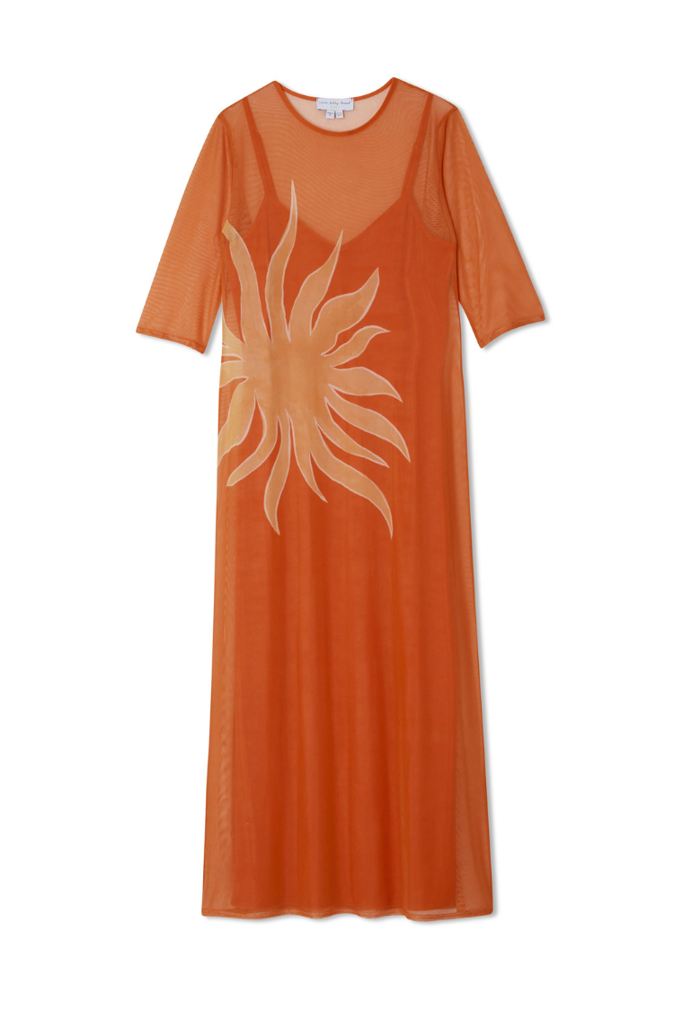 Orange Sol Izzy Dress、mySite、solidvoid