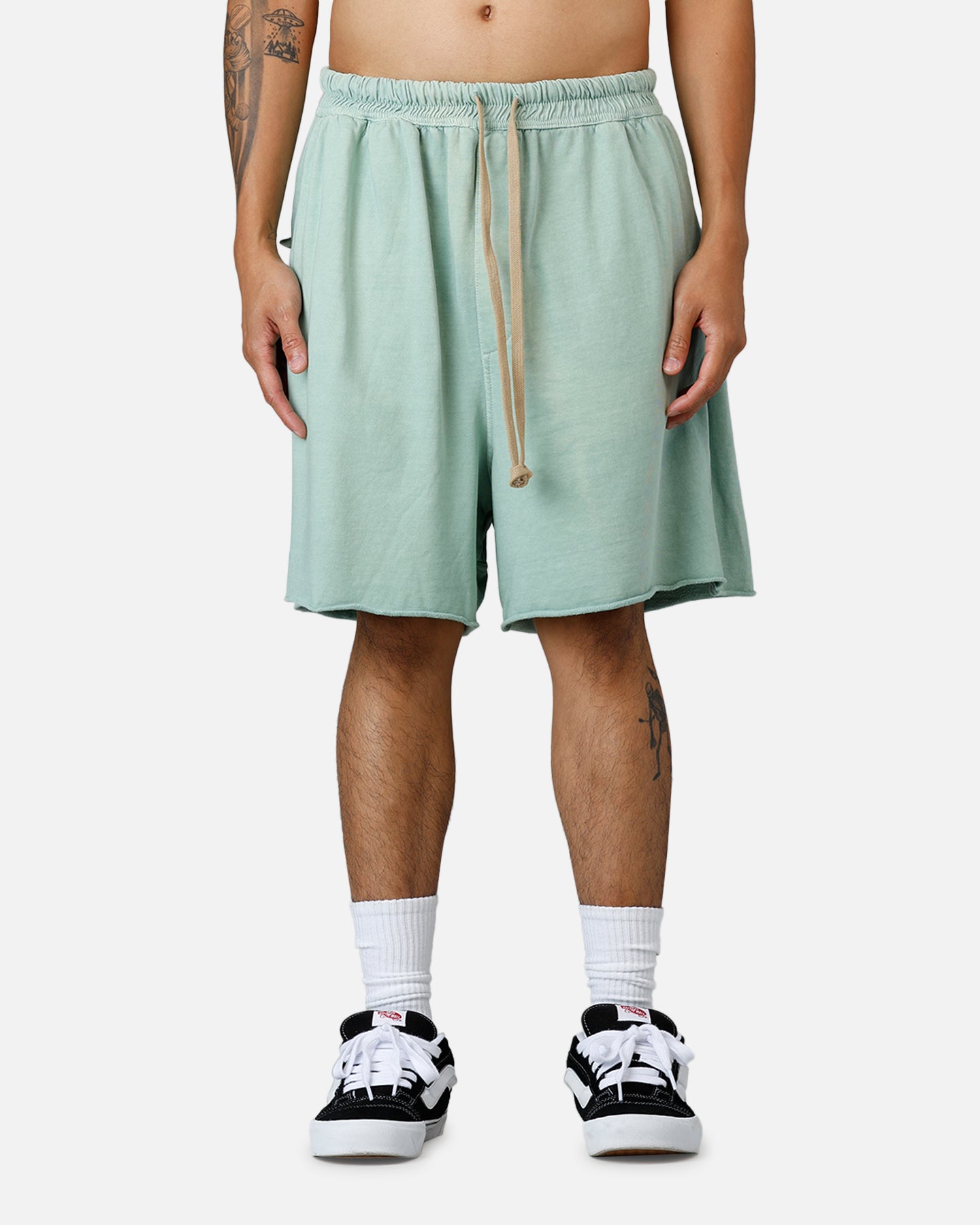 MNML Oversized Cargo Sweat Shorts Seafoam、mySite、zt4zffjzw