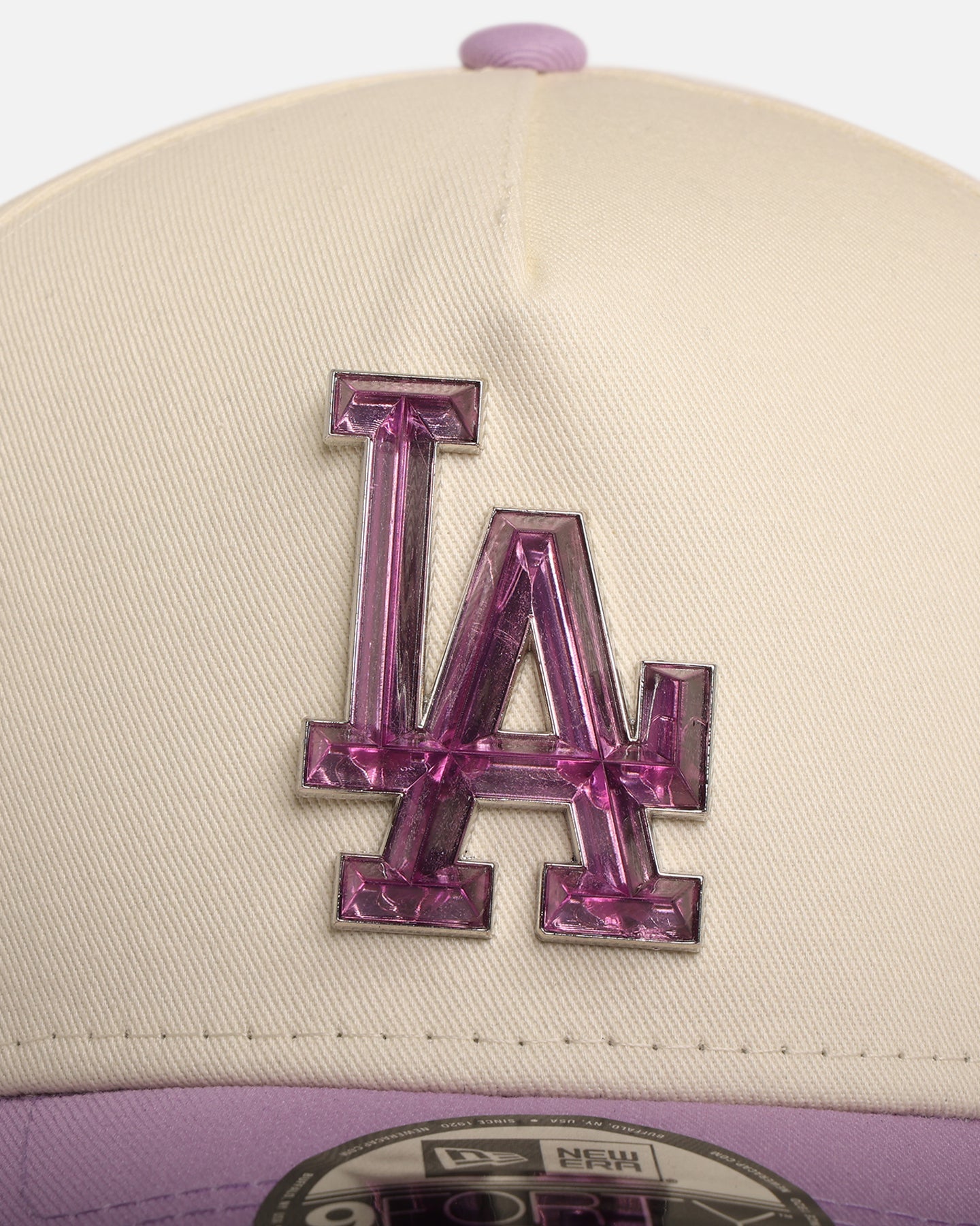 New Era Los Angeles Dodgers 'Jelly Crystals Collection' 9FORTY A-Frame Snapback Chrome White/Purple、mySite、zt4zffjzw