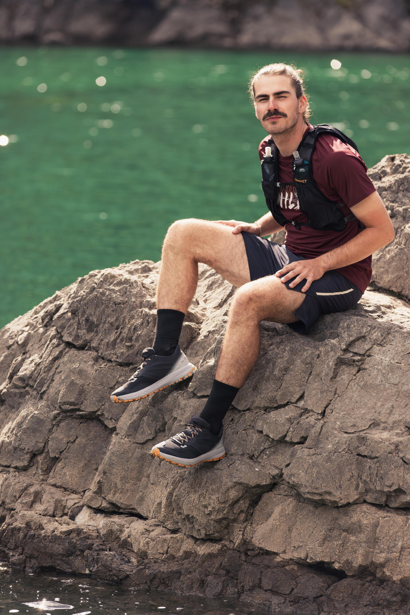 Kiprun 5L Trail Running Hydration Vest - 1L Water Bladder Included